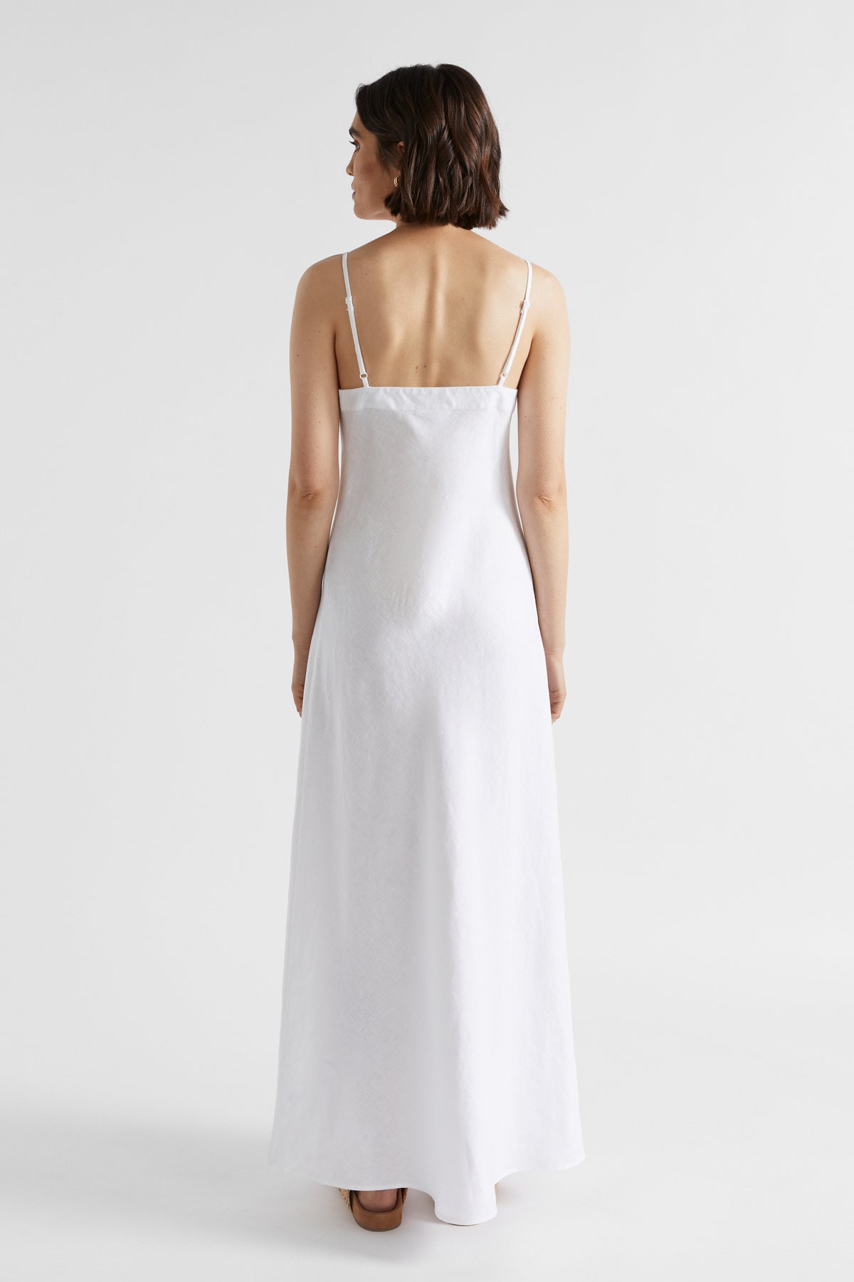 Core Linen Slip Maxi Dress