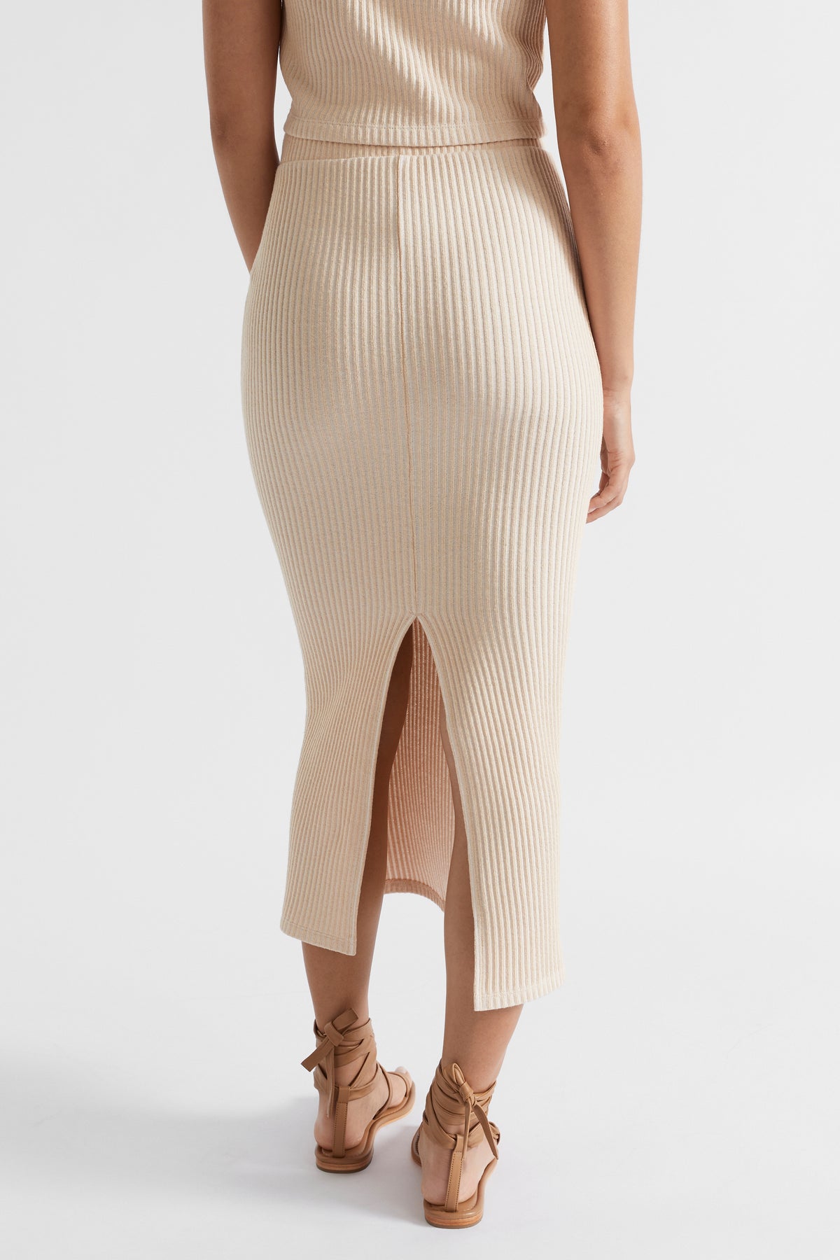Two Tone Rib Skirt