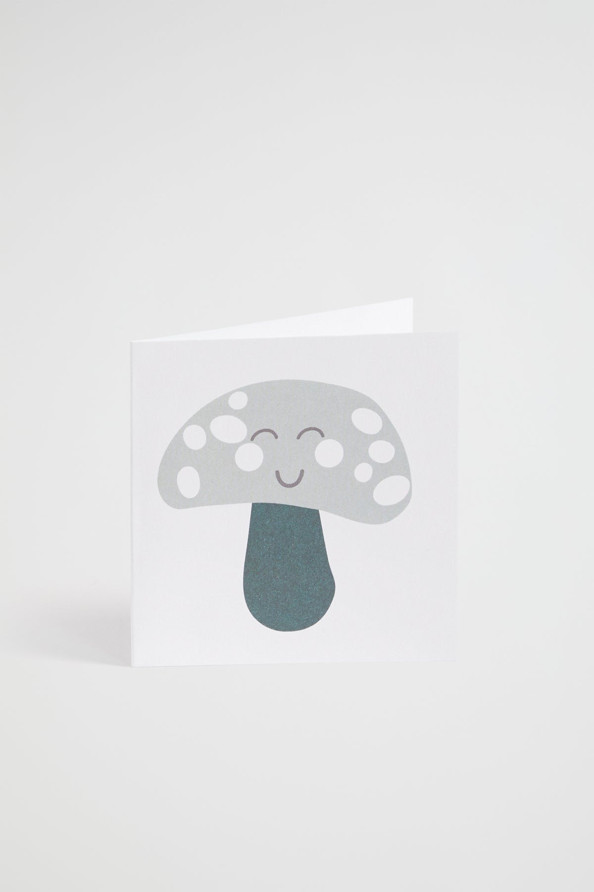 Small Happy Mushroom Card