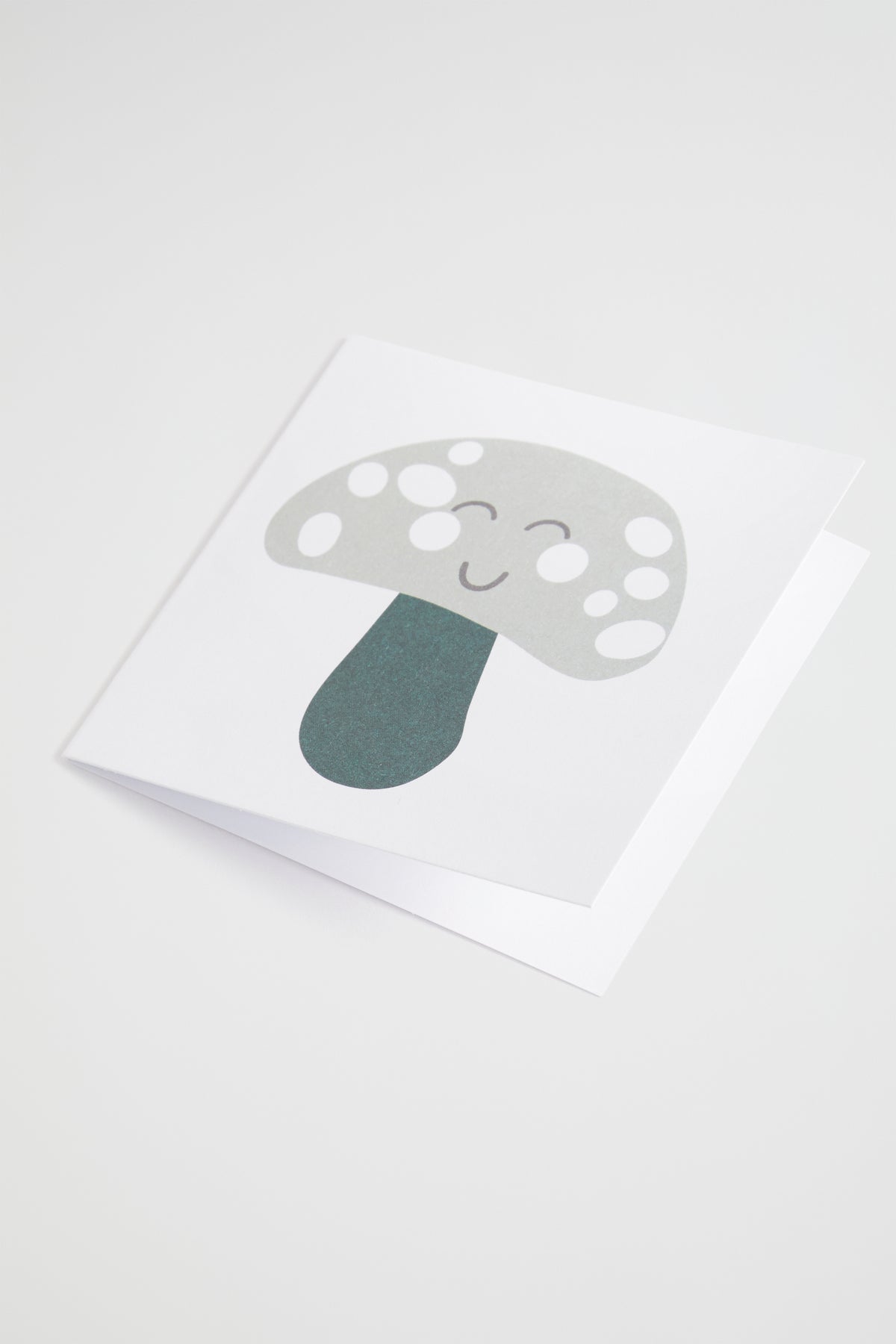 Small Happy Mushroom Card
