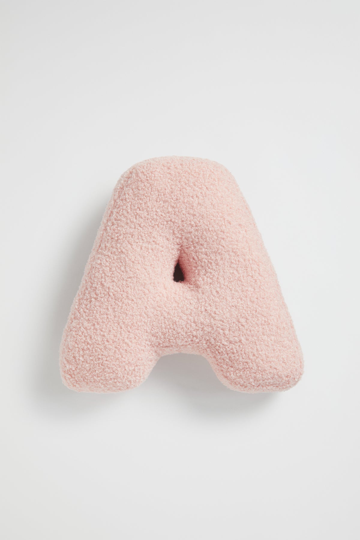 Teddy Initial Cushion Dusty Rose