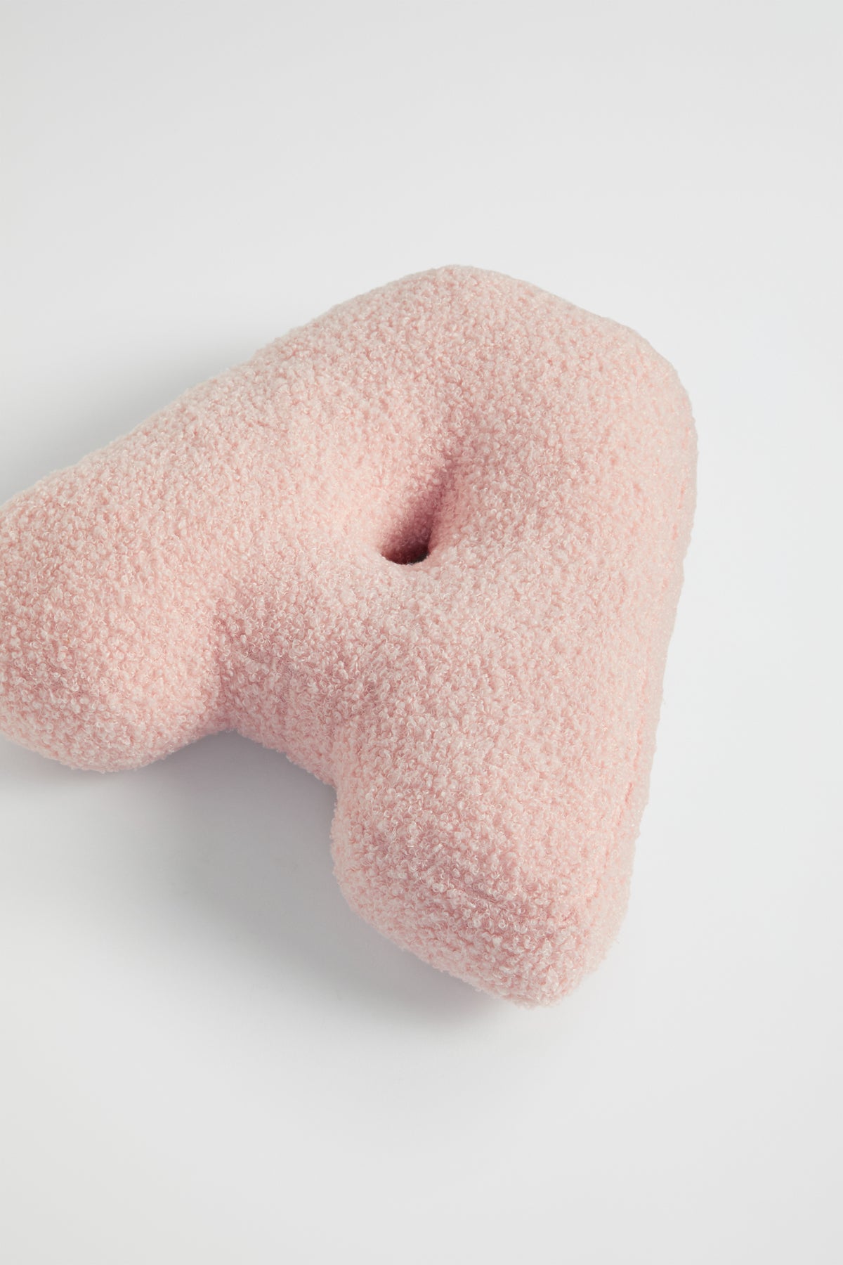 Teddy Initial Cushion Dusty Rose