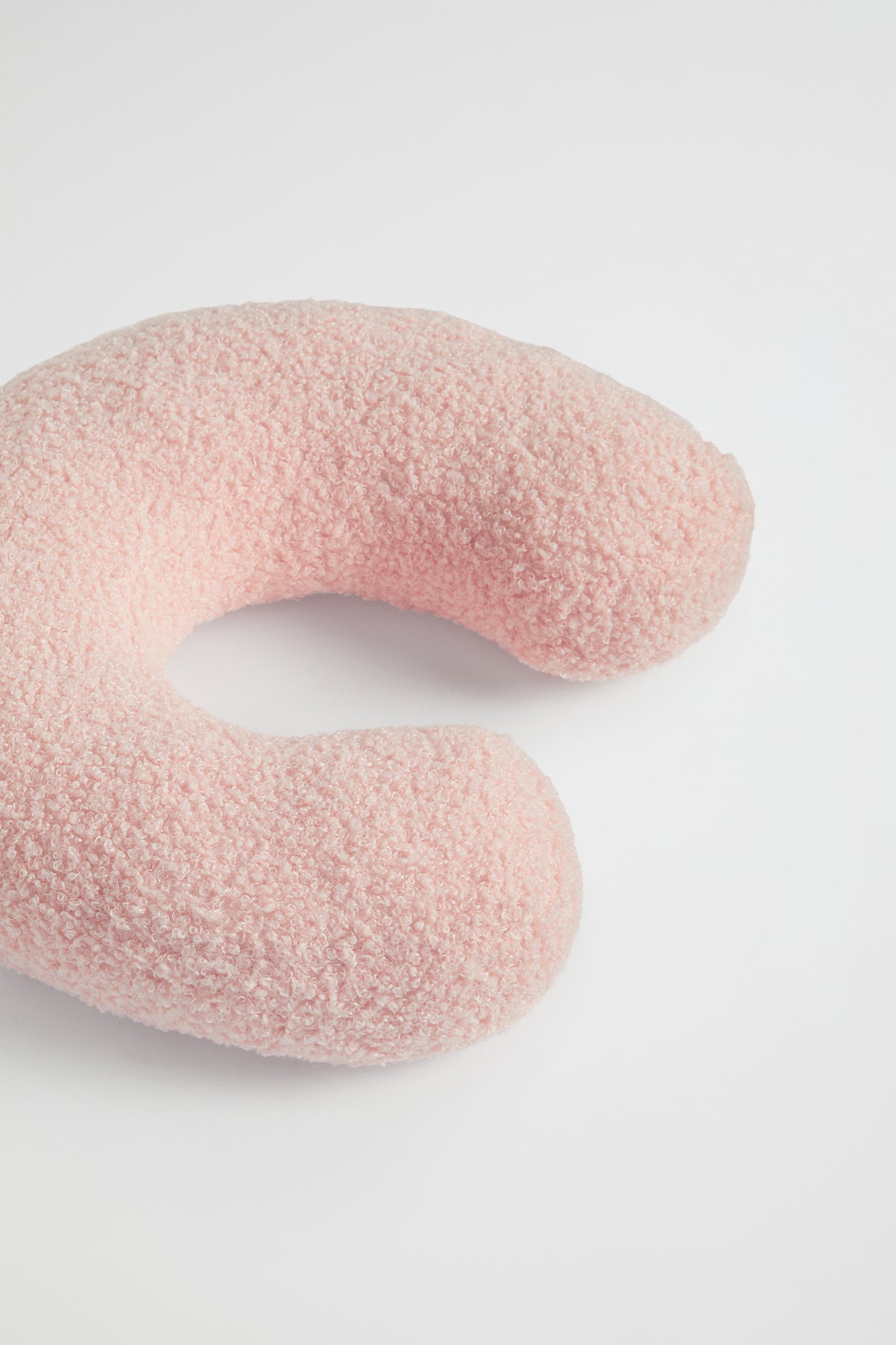 Teddy Initial Cushion Dusty Rose