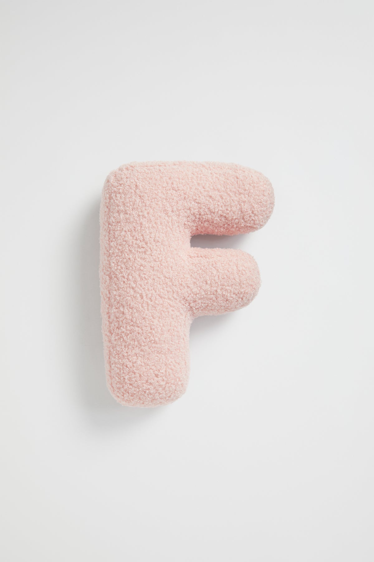 Teddy Initial Cushion Dusty Rose