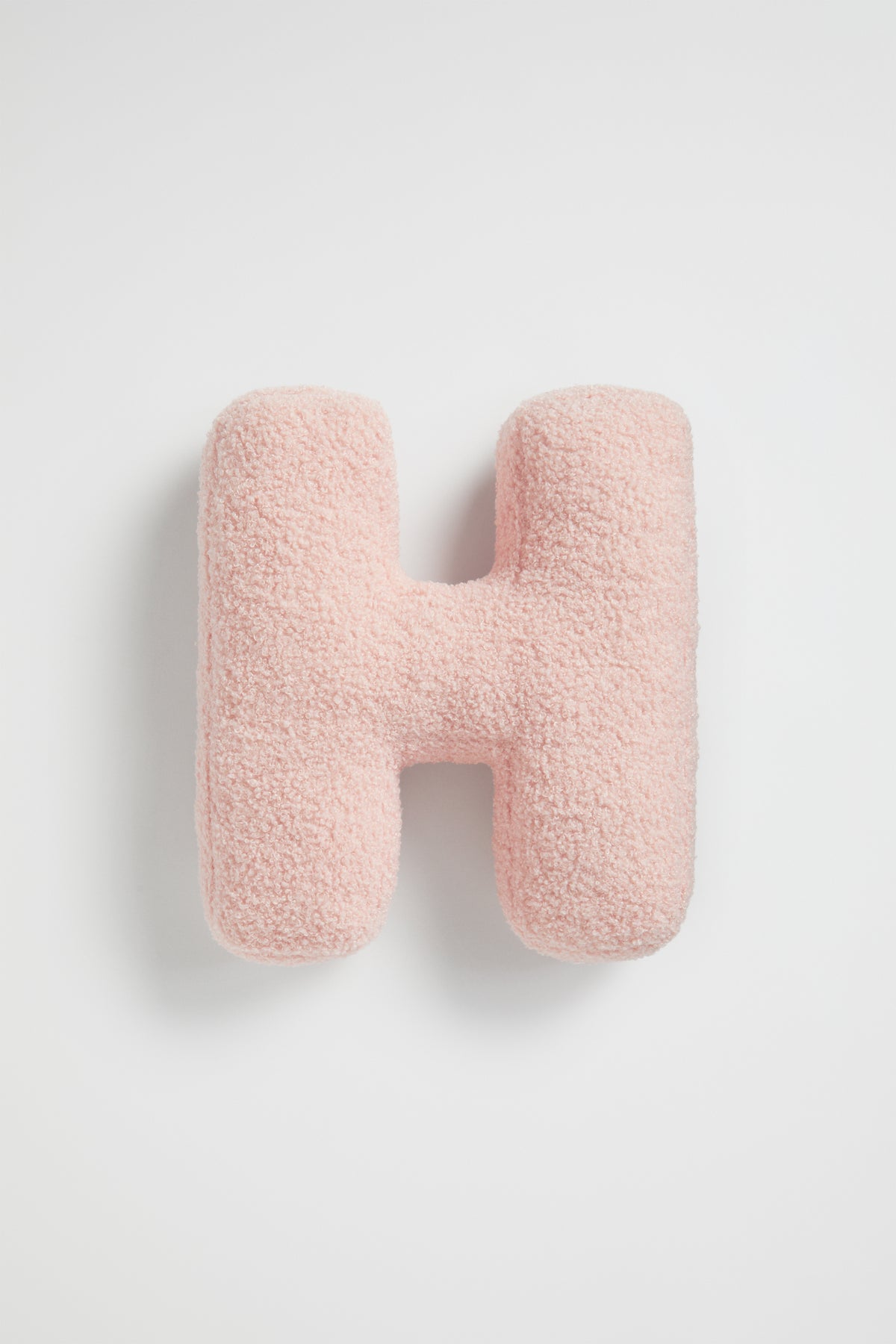 Teddy Initial Cushion Dusty Rose