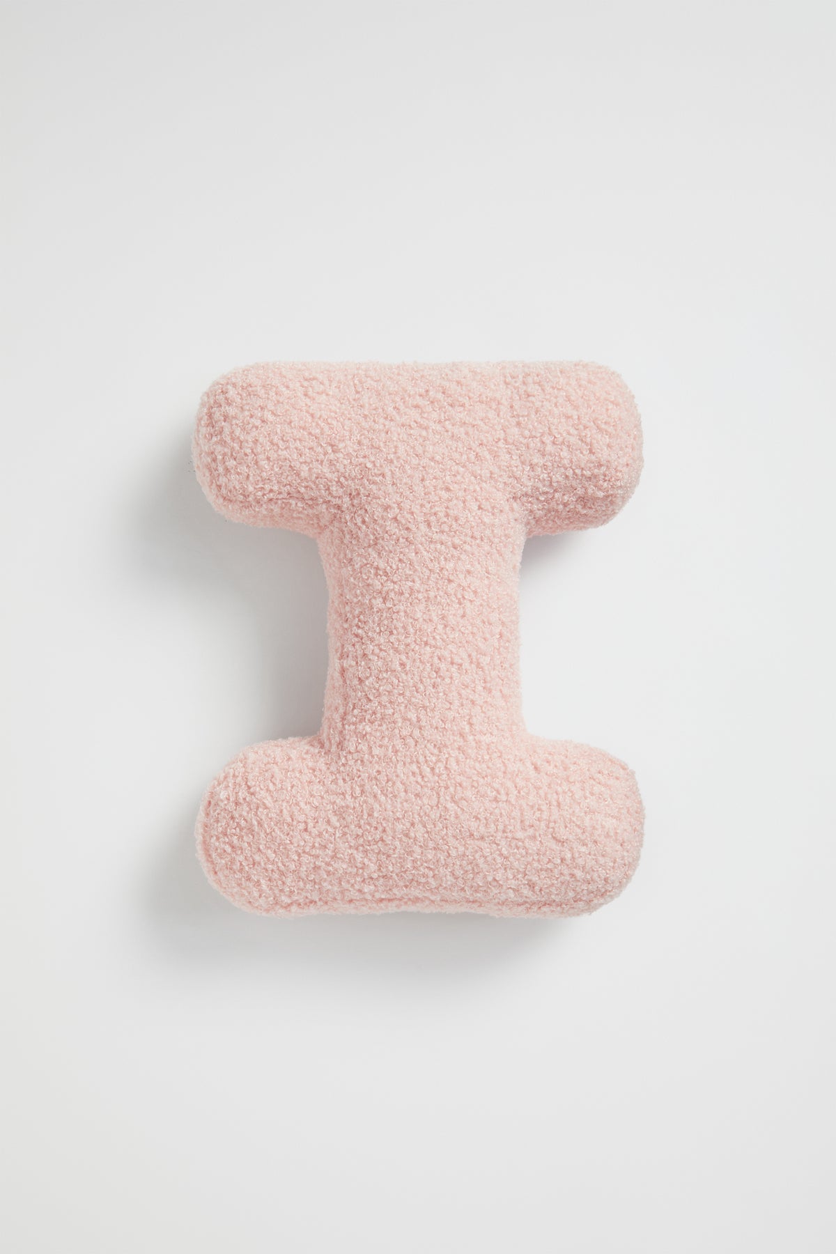 Teddy Initial Cushion Dusty Rose
