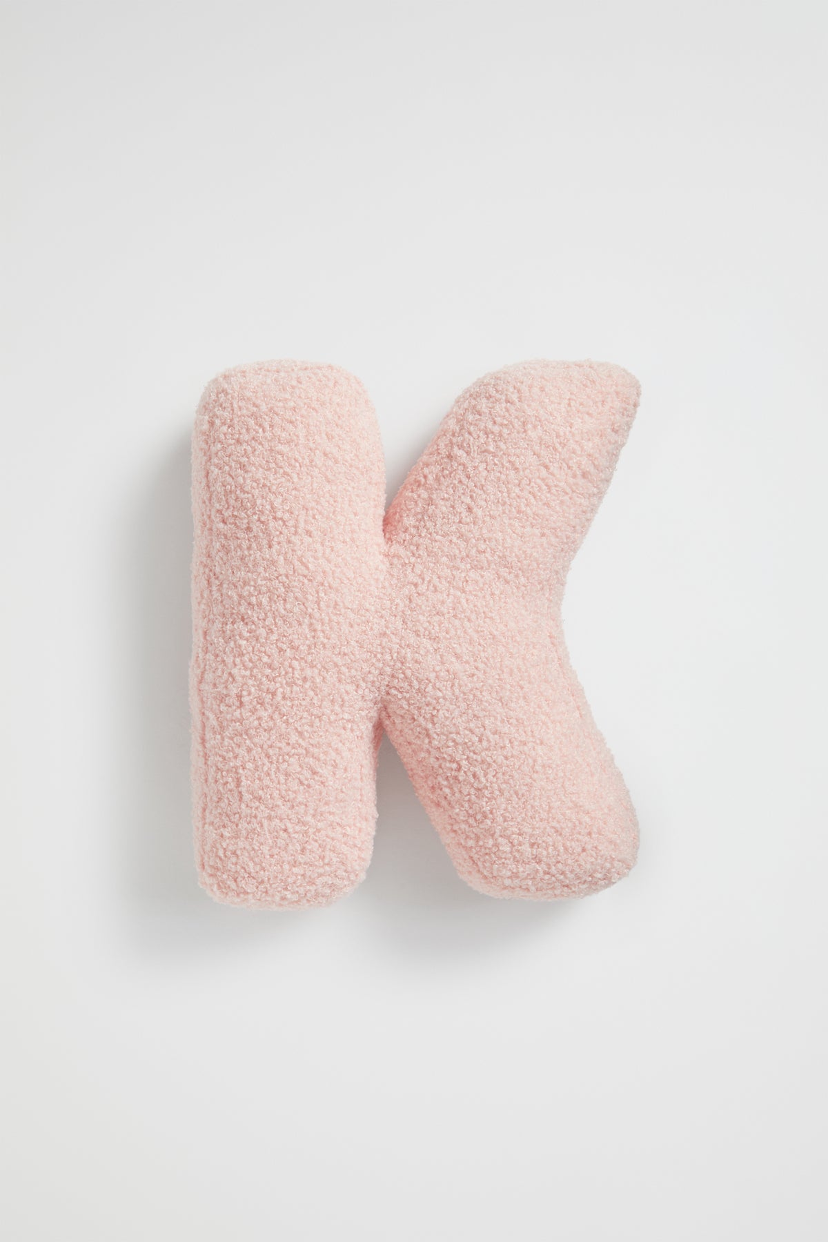 Teddy Initial Cushion Dusty Rose