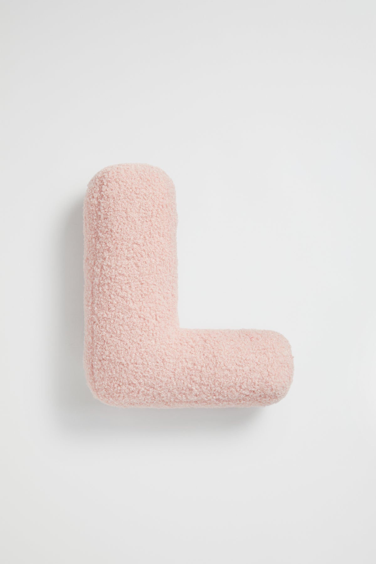 Teddy Initial Cushion Dusty Rose