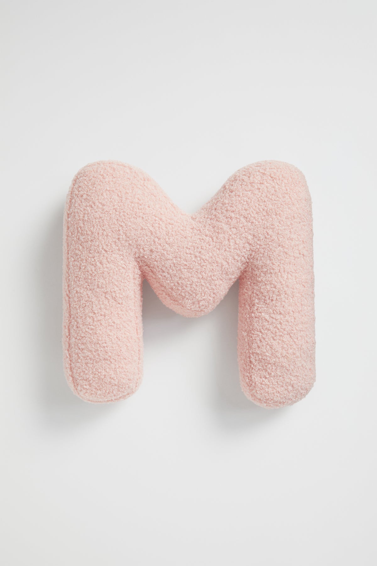 Teddy Initial Cushion Dusty Rose