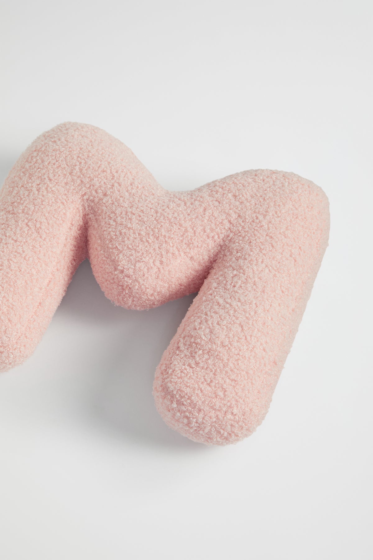 Teddy Initial Cushion Dusty Rose