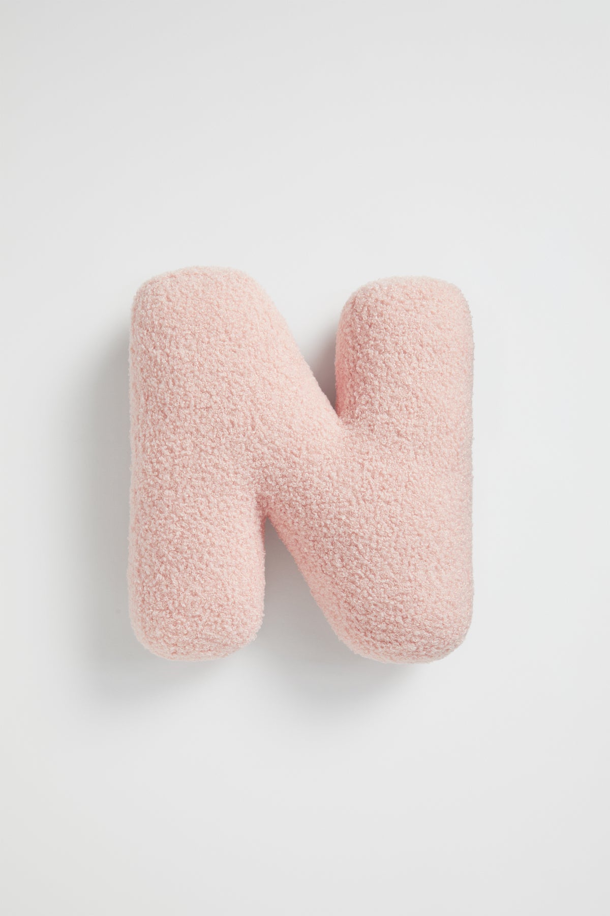 Teddy Initial Cushion Dusty Rose