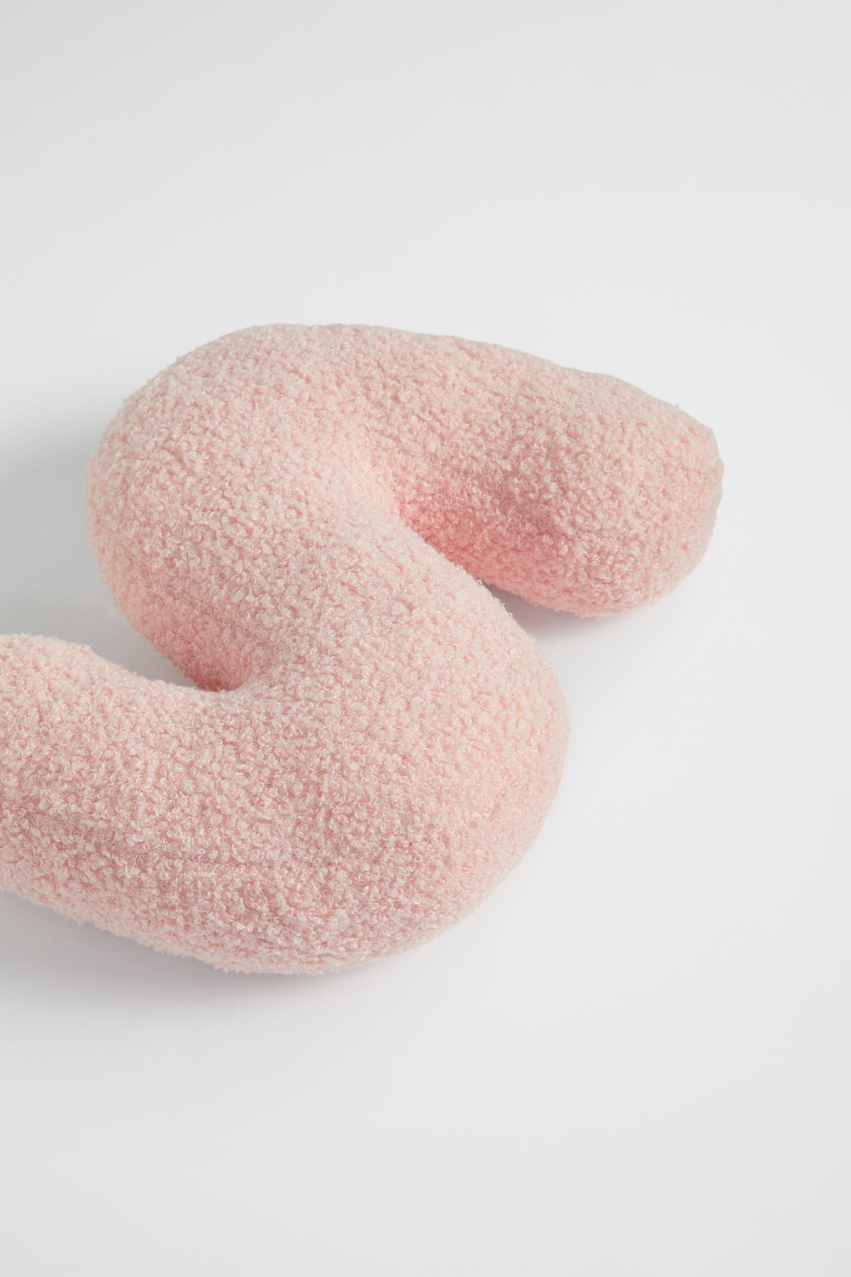 Teddy Initial Cushion Dusty Rose