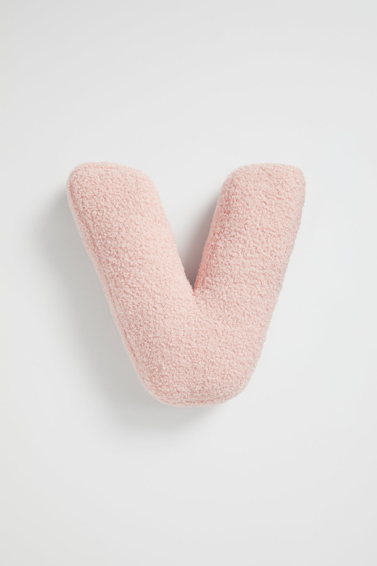 Teddy Initial Cushion Dusty Rose