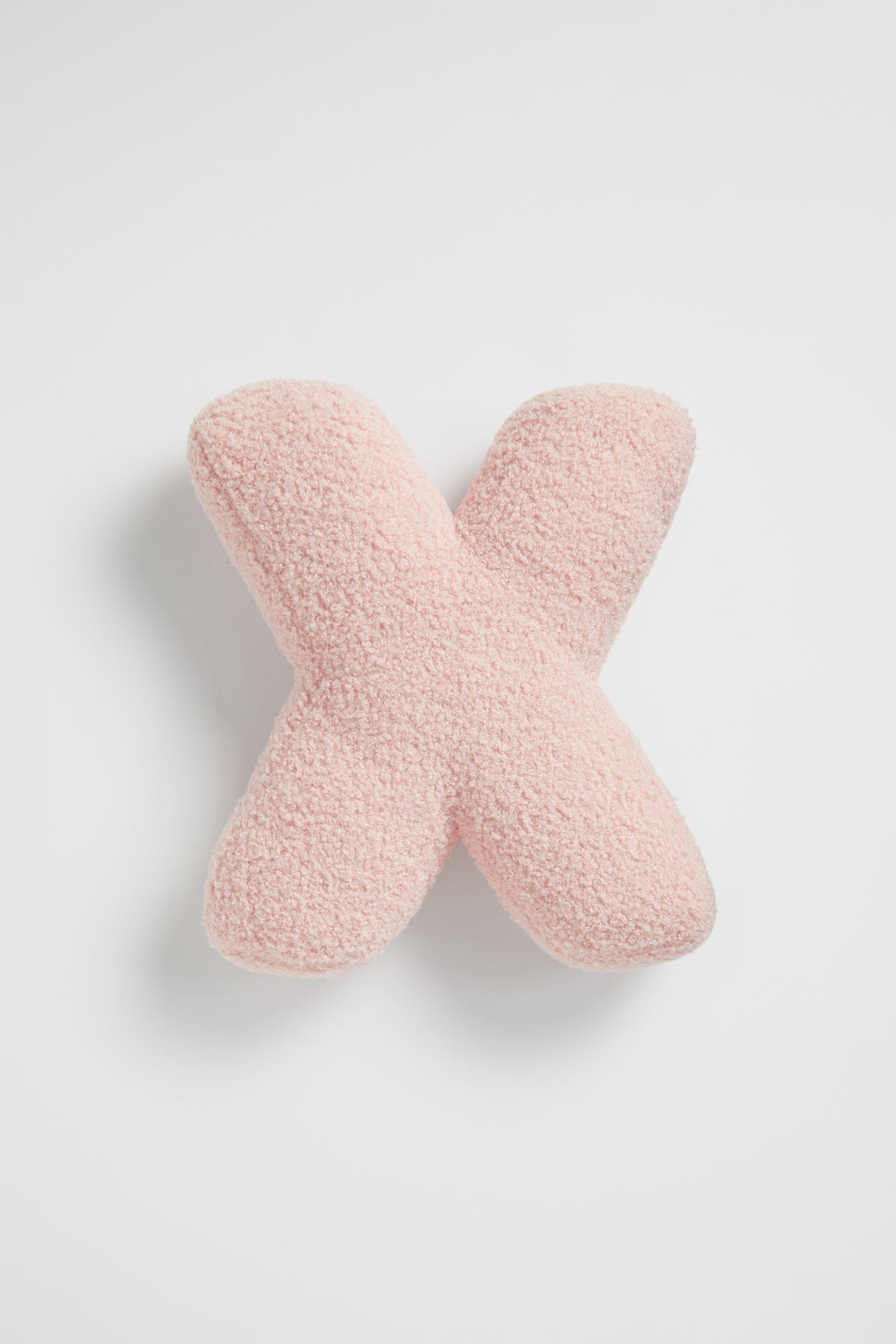 Teddy Initial Cushion Dusty Rose