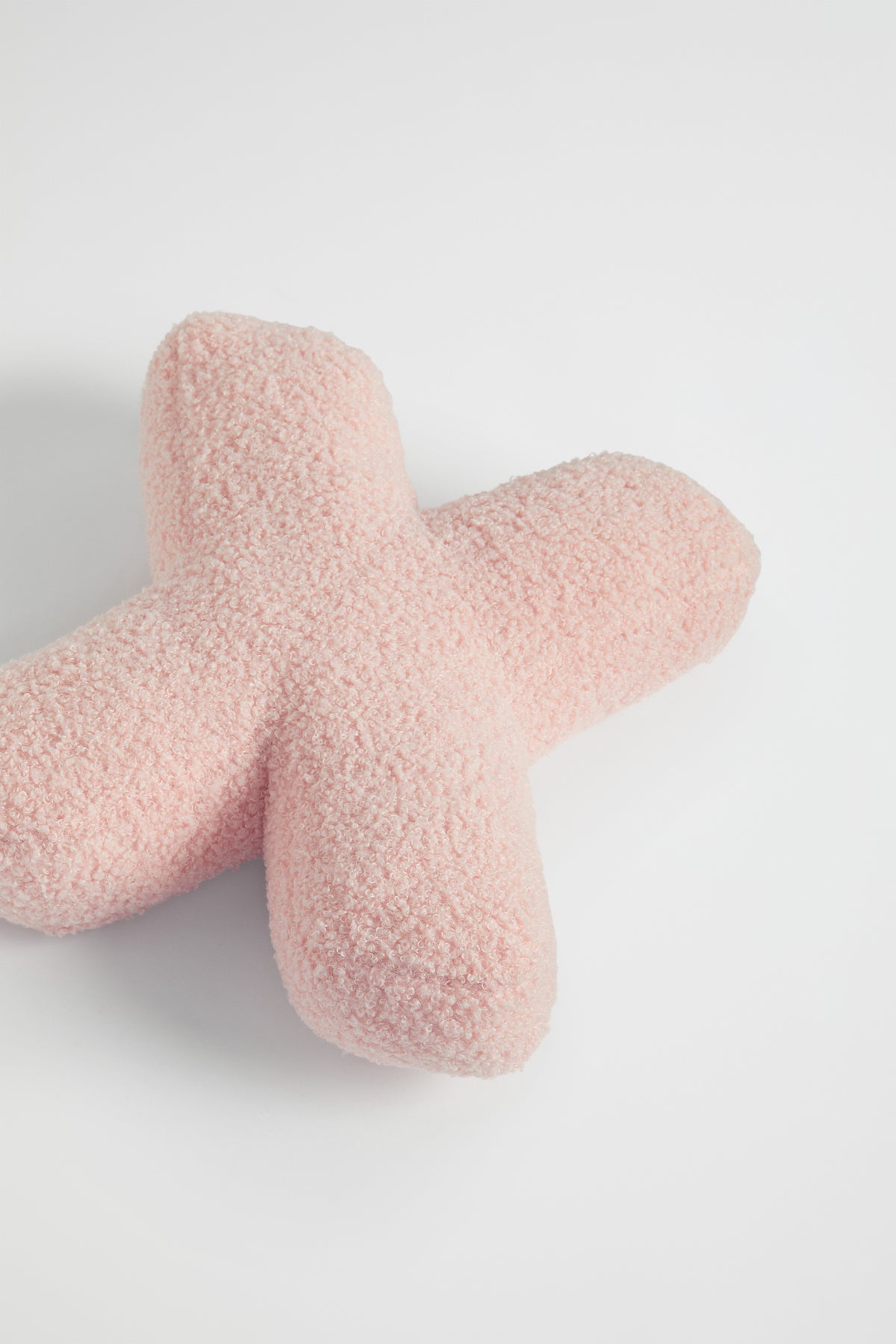 Teddy Initial Cushion Dusty Rose