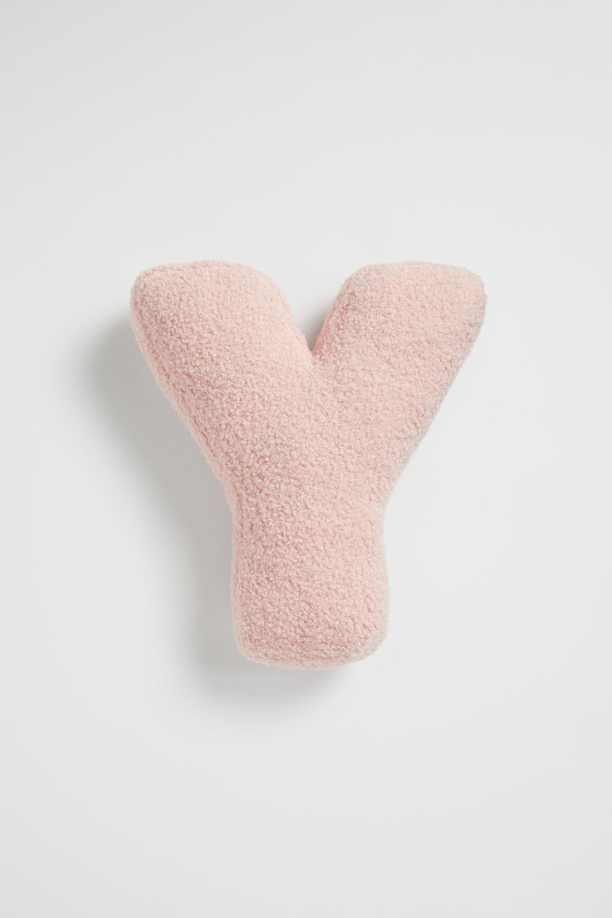 Teddy Initial Cushion Dusty Rose