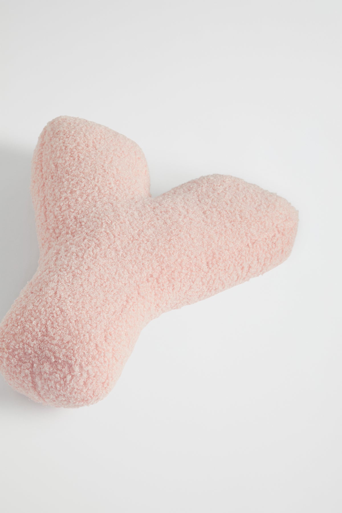 Teddy Initial Cushion Dusty Rose