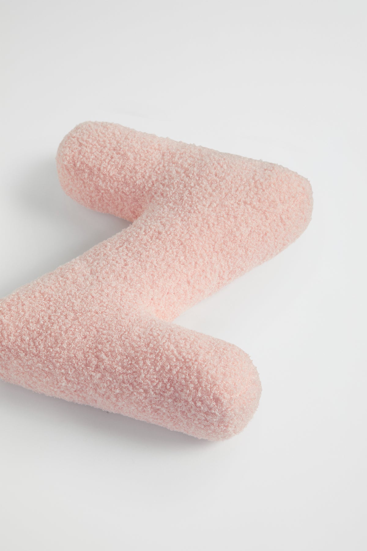 Teddy Initial Cushion Dusty Rose