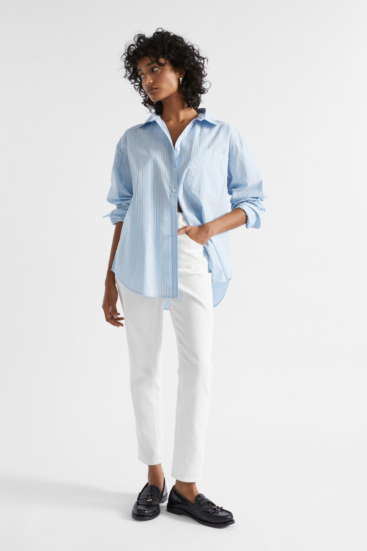 Poplin Pocket Front Shirt