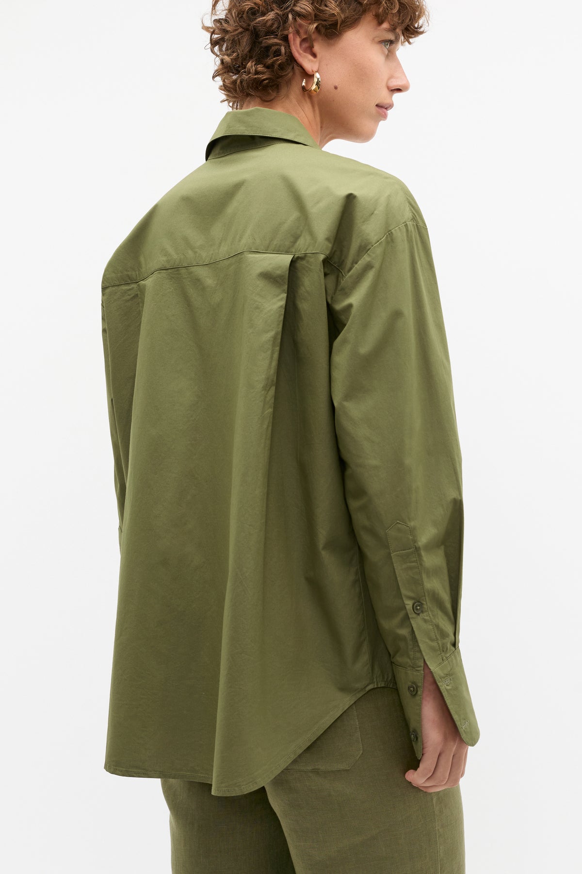 Poplin Pocket Front Shirt