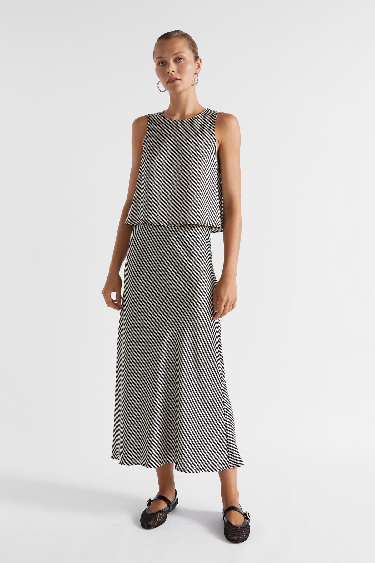Diagonal Stripe Top