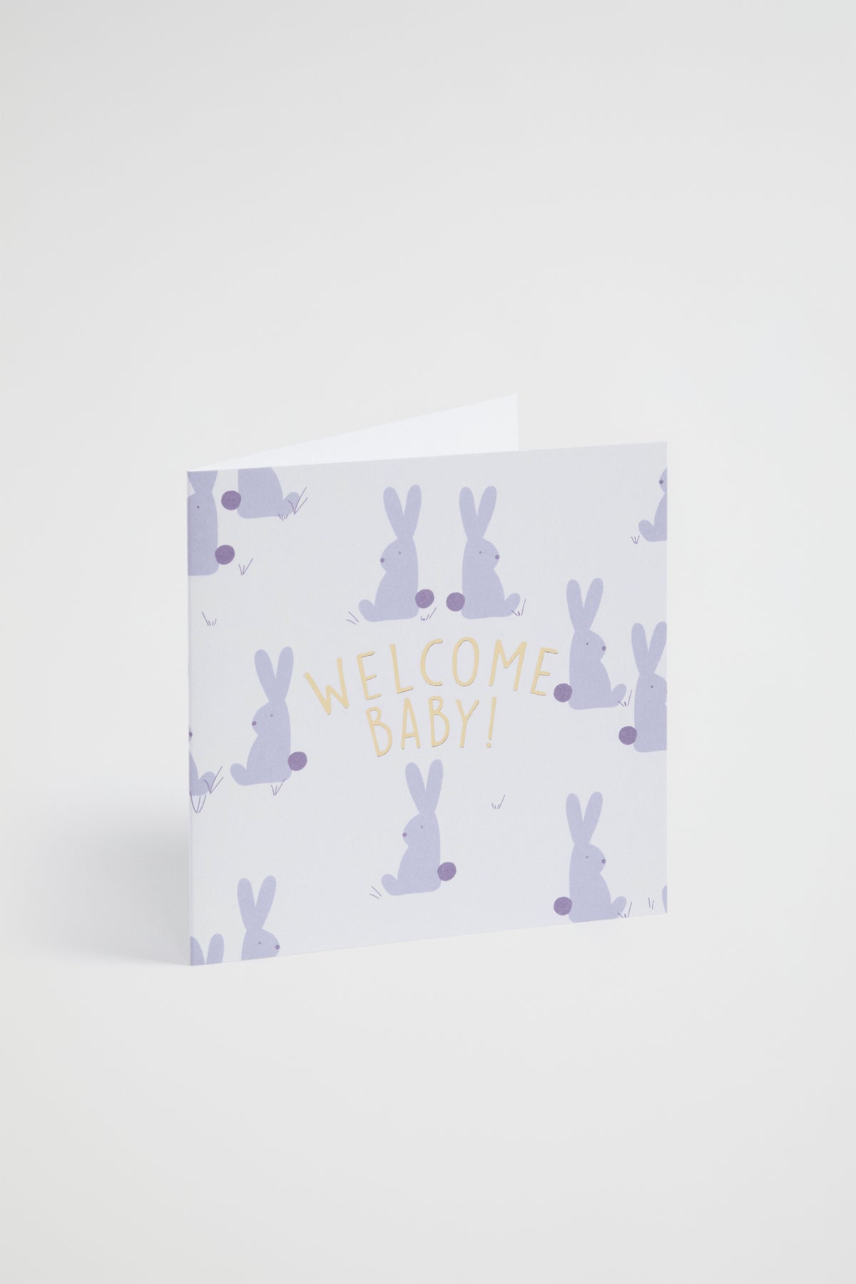 Large Welcome Baby Bunny Card