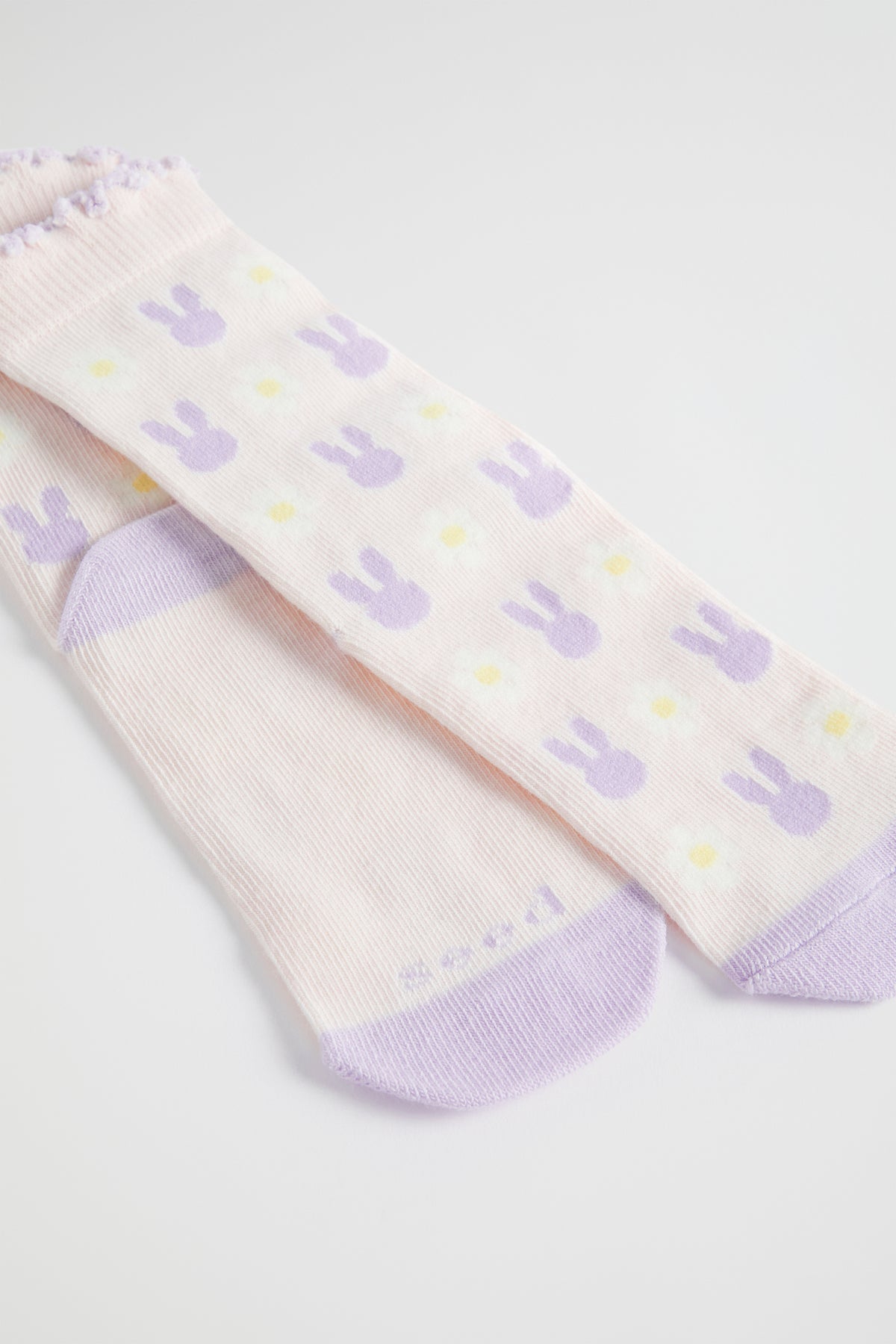 Bunny Flower Yardage Sock