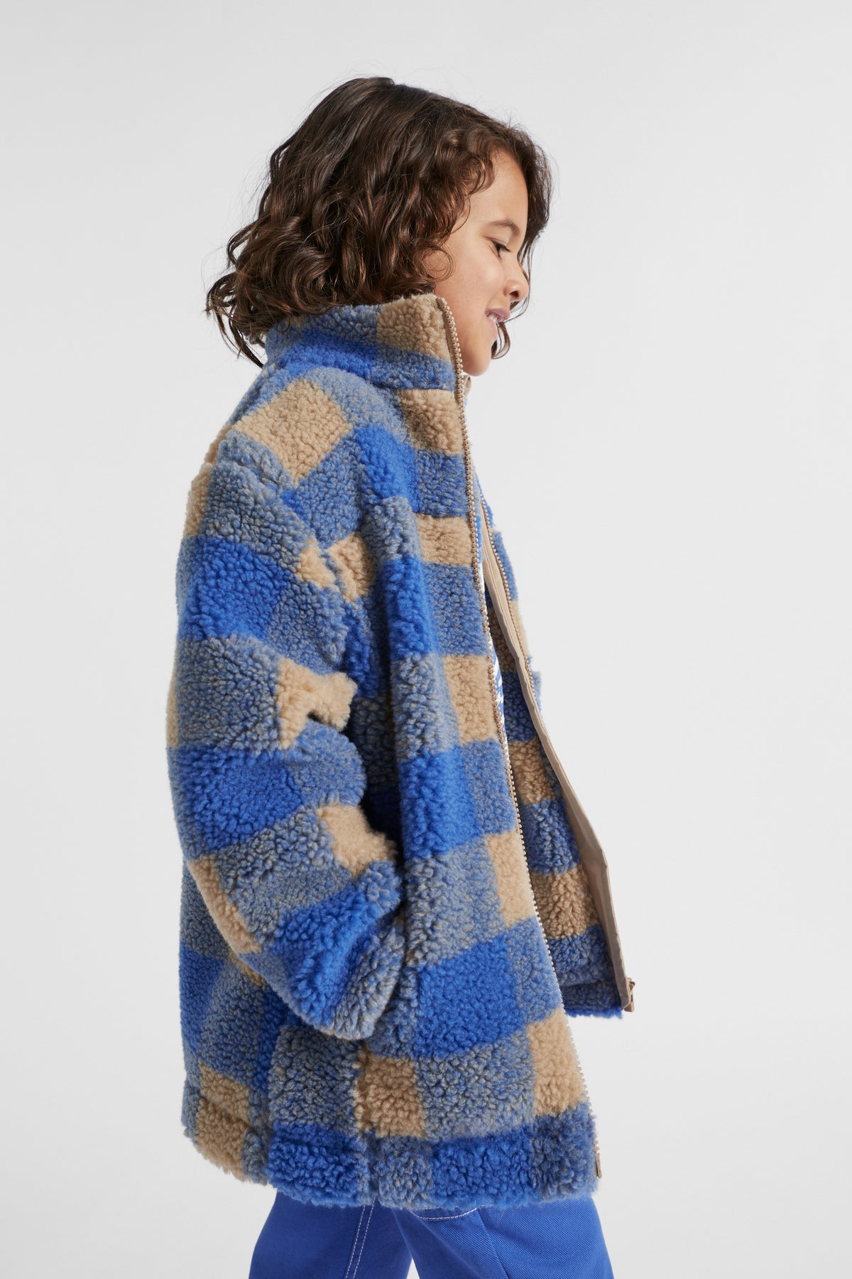 Check Teddy Jacket