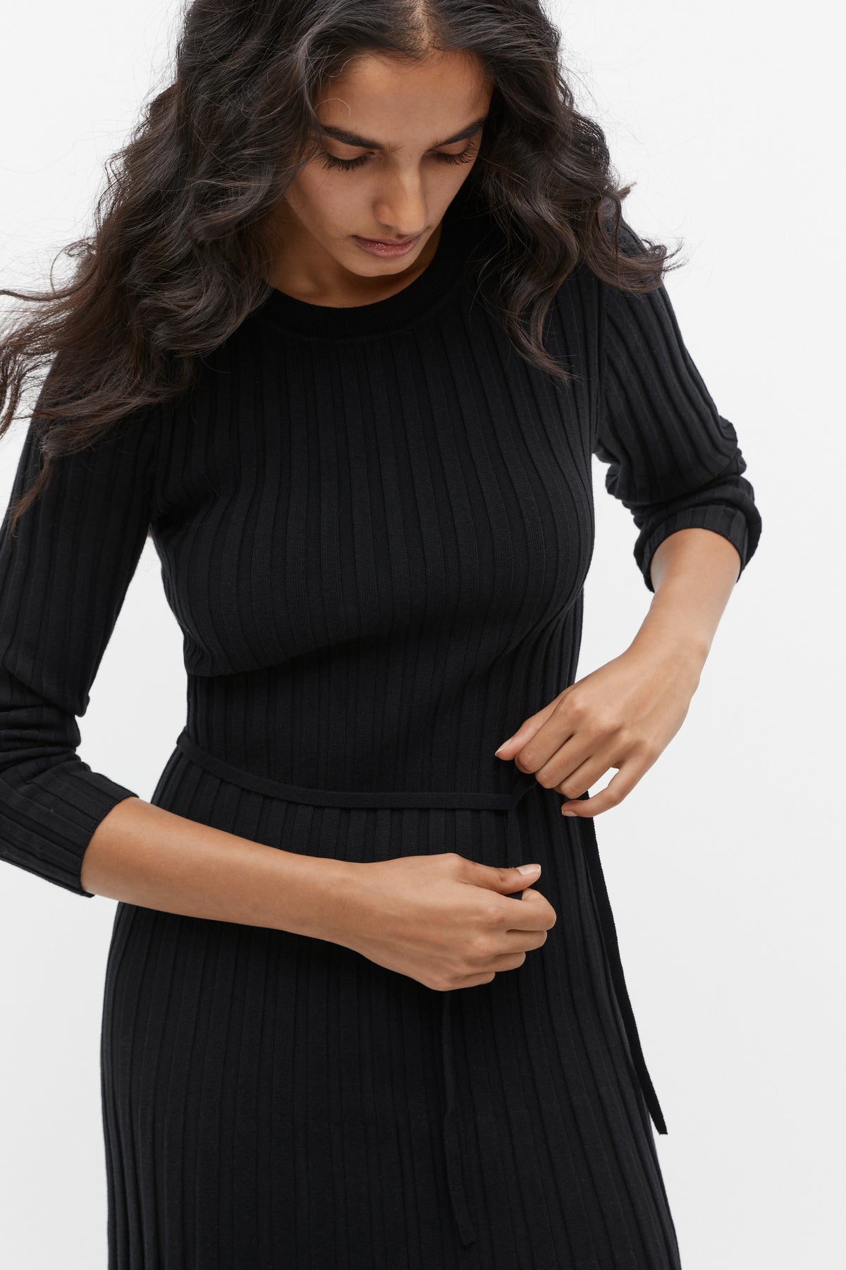 pleated dress knit 2019 Midi | Black Midi skirt