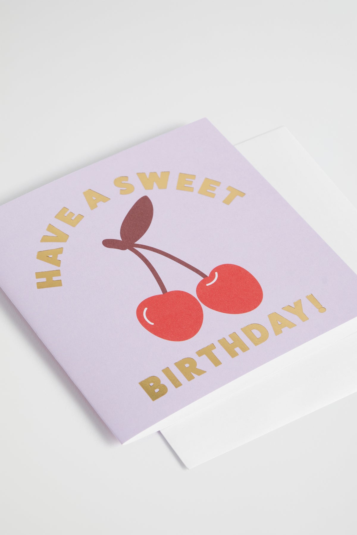 Large Cherry Birthday Card