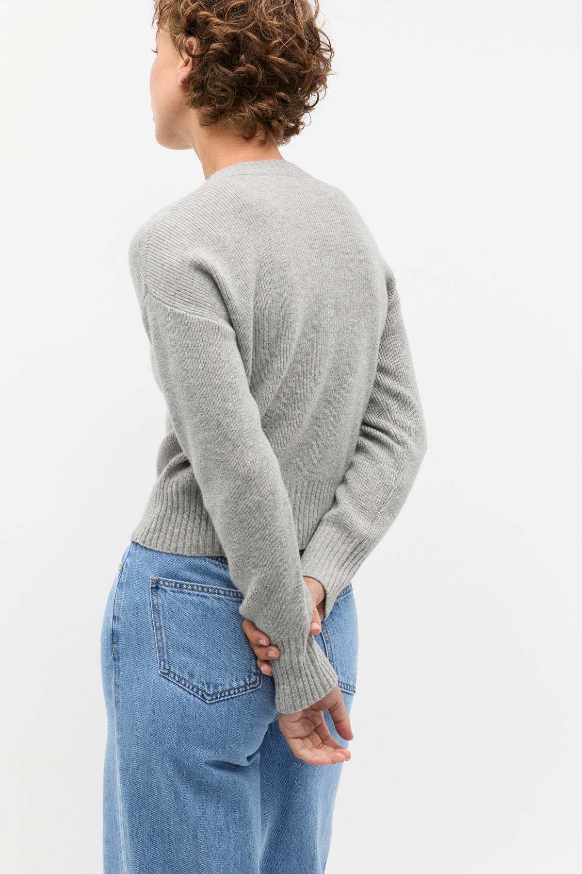Merino Button Up Knit Cardigan