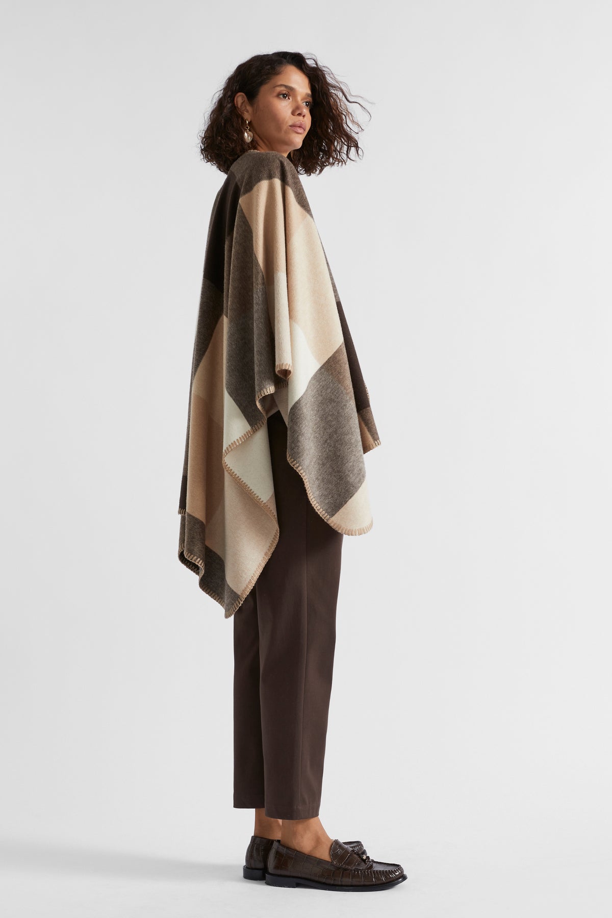 Blanket Stitch Poncho