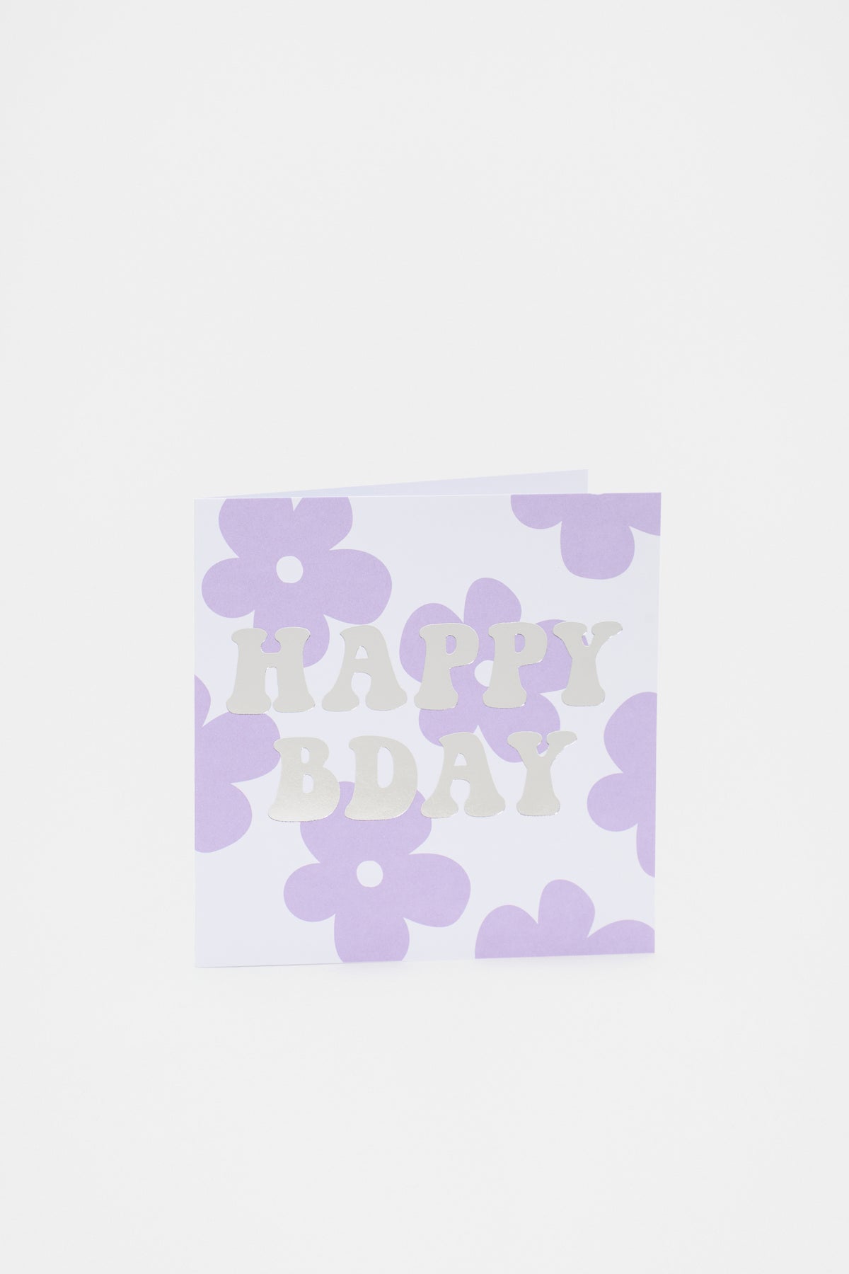 Large Happy Birthday Flower Card
