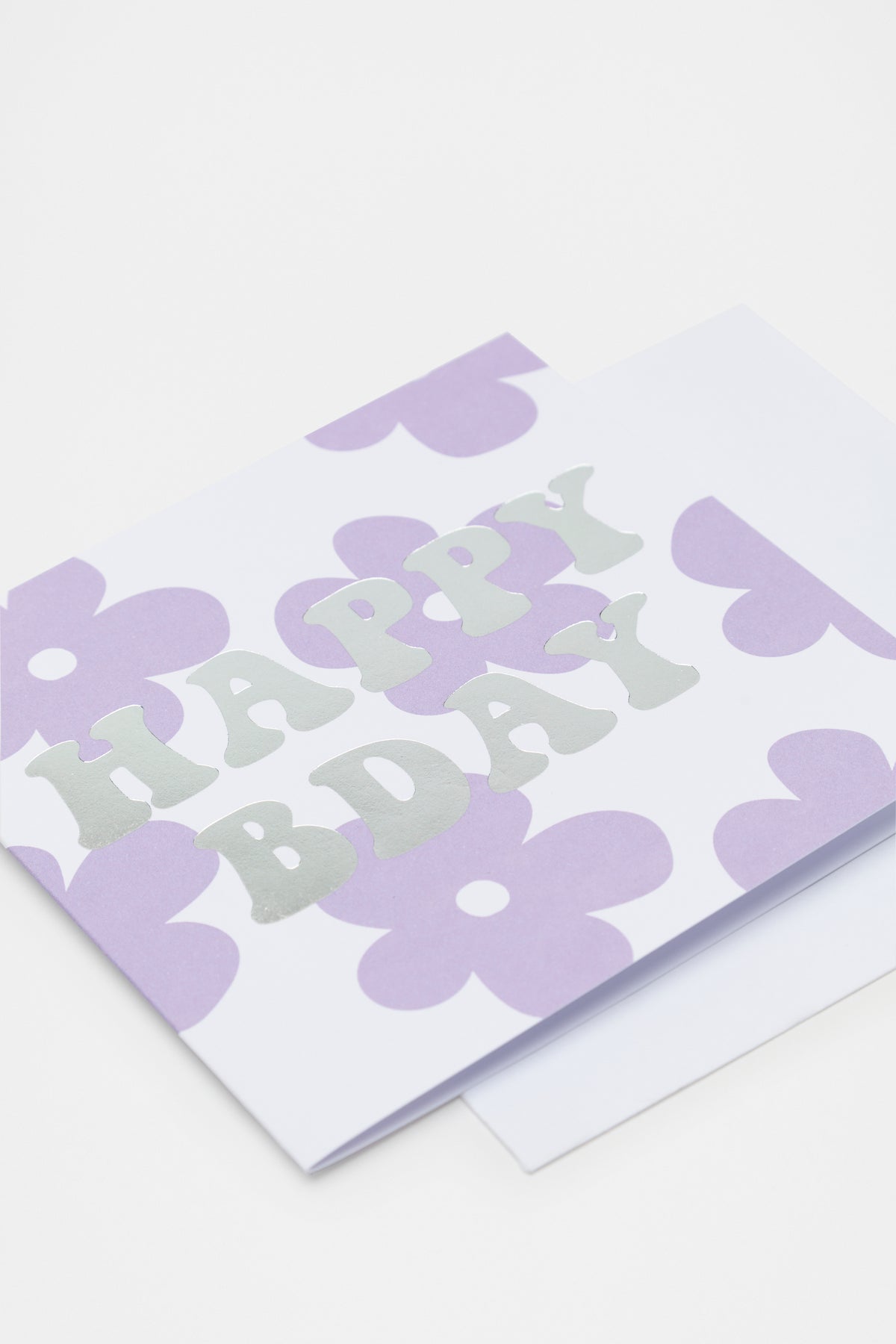 Large Happy Birthday Flower Card