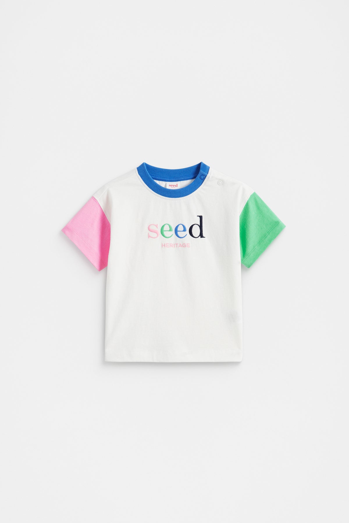 Colourblock Logo Tee