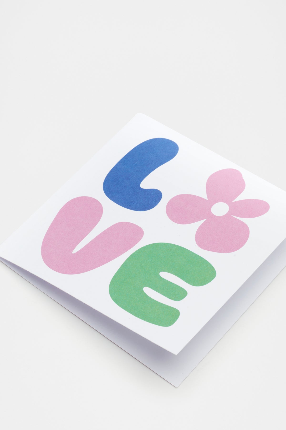 Large Flower Love Card