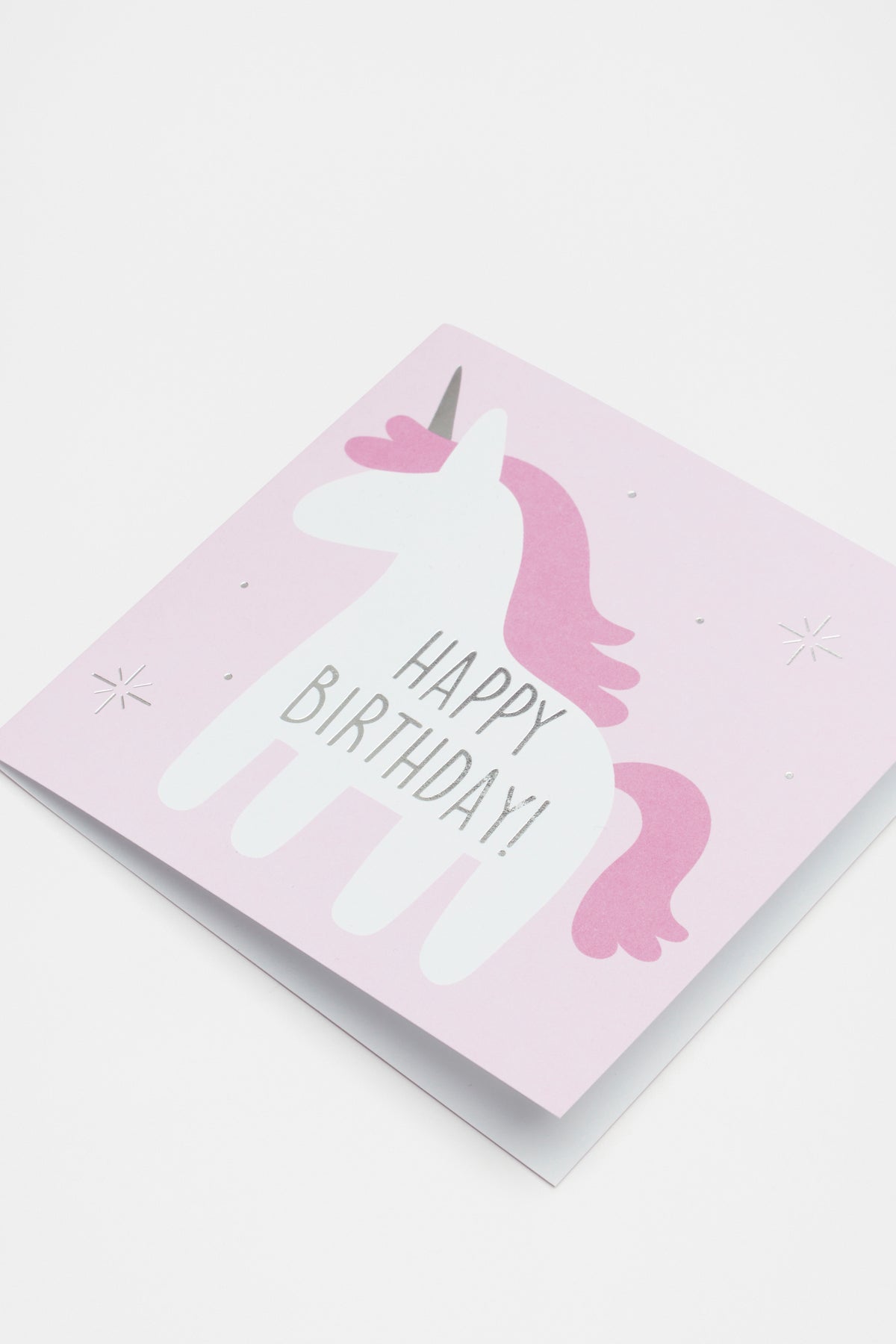 Large Happy Birthday Unicorn Card