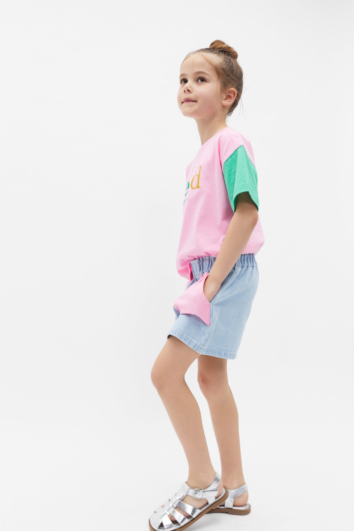 Colourblock Logo Tee