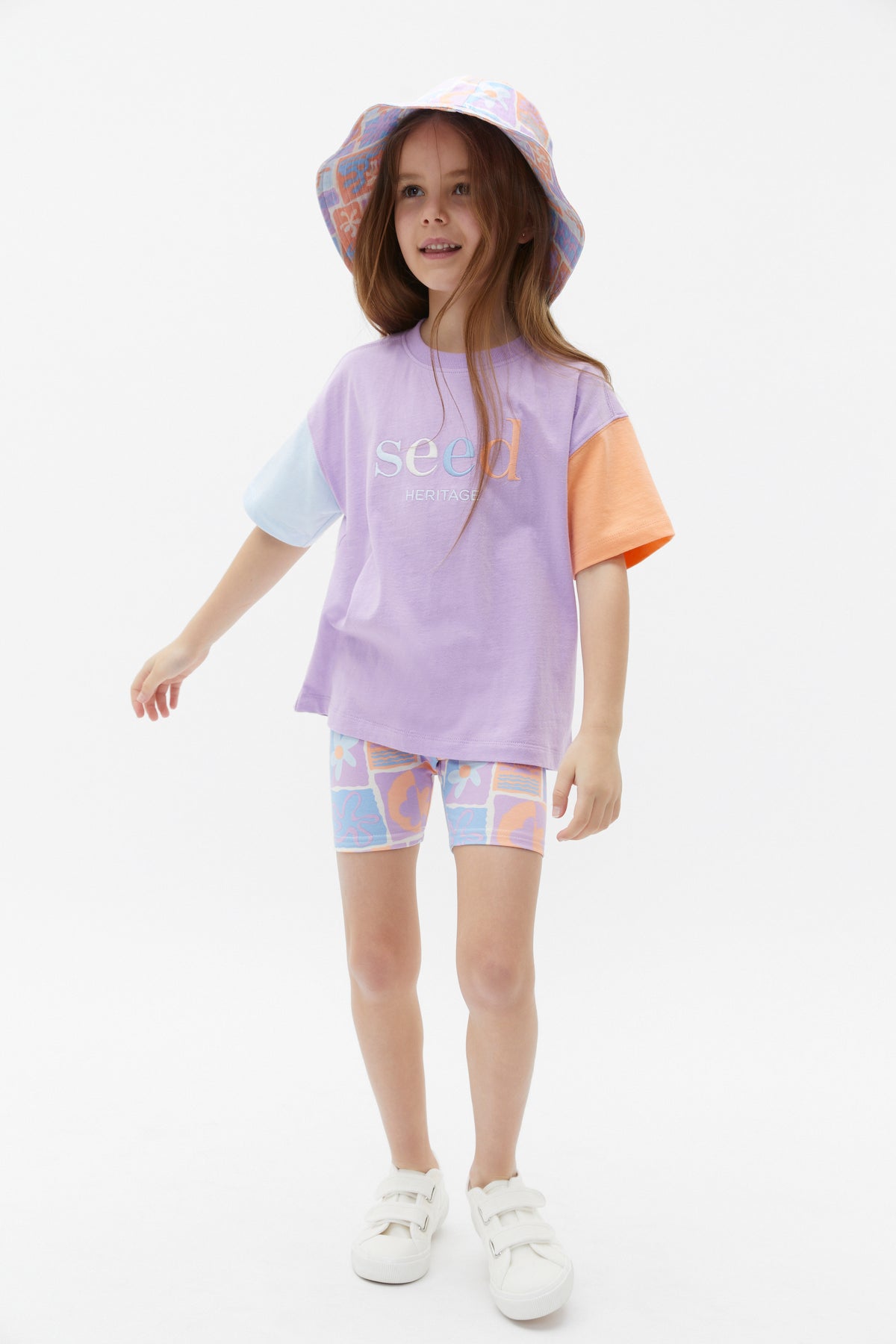 Colourblock Logo Tee