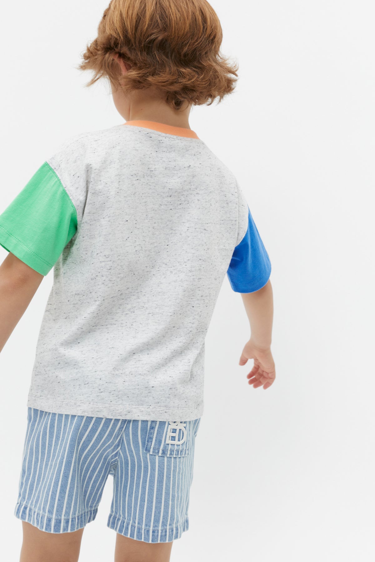 Colourblock Logo Tee