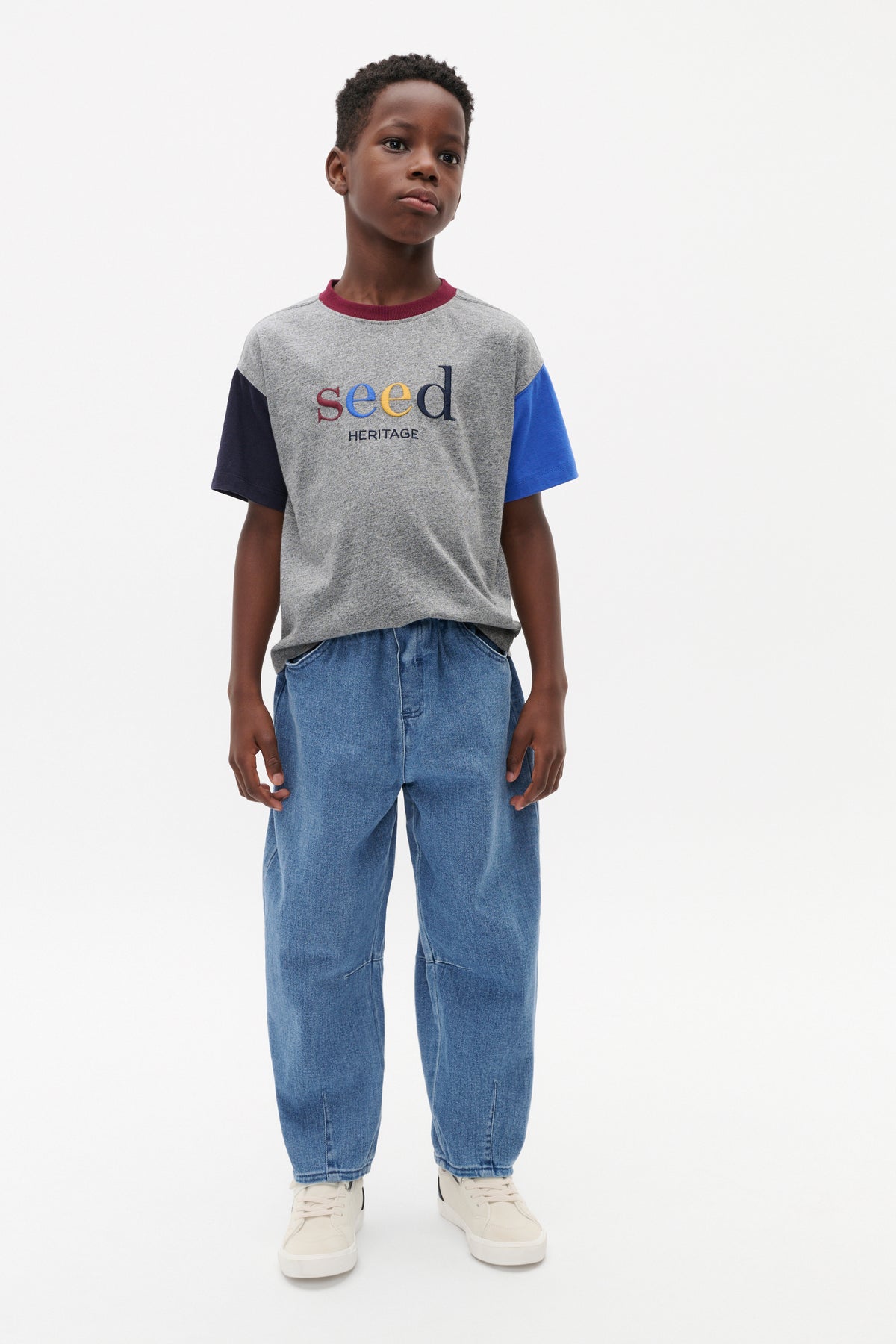 Colourblock Logo Tee
