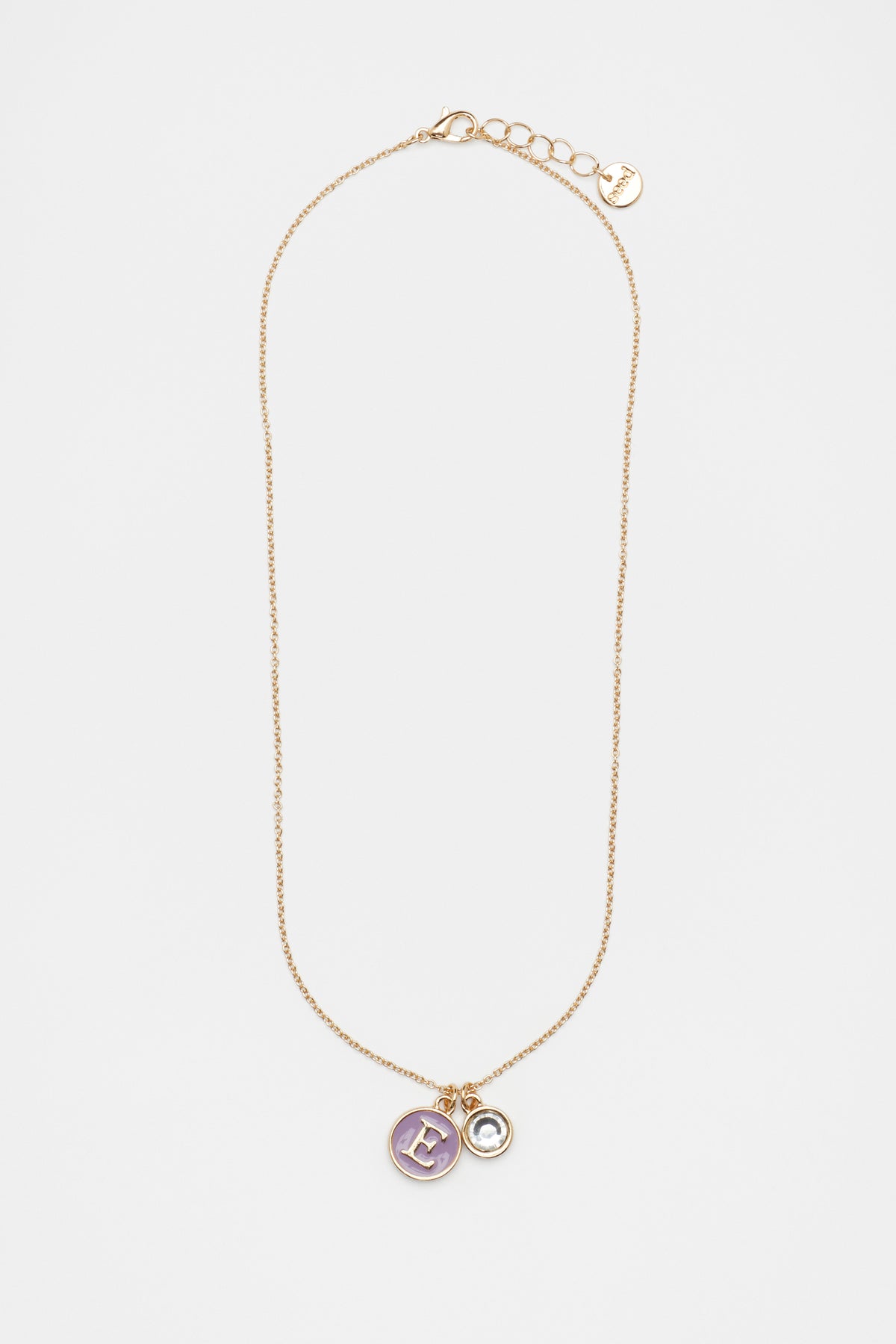 Initial Enamel Necklace