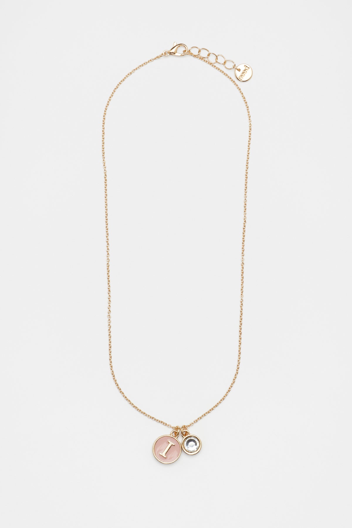 Initial Enamel Necklace