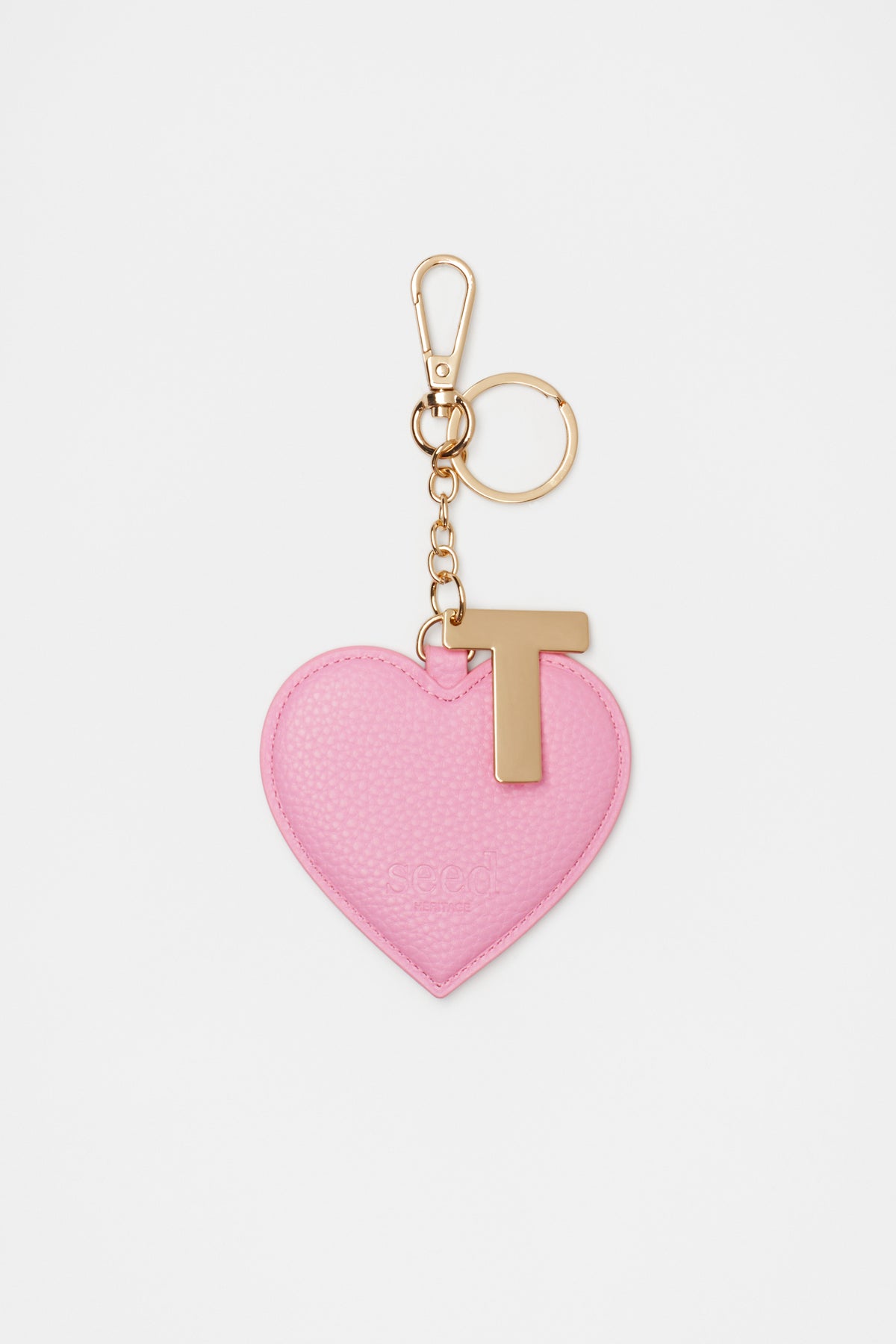 Heart Initial Keyring