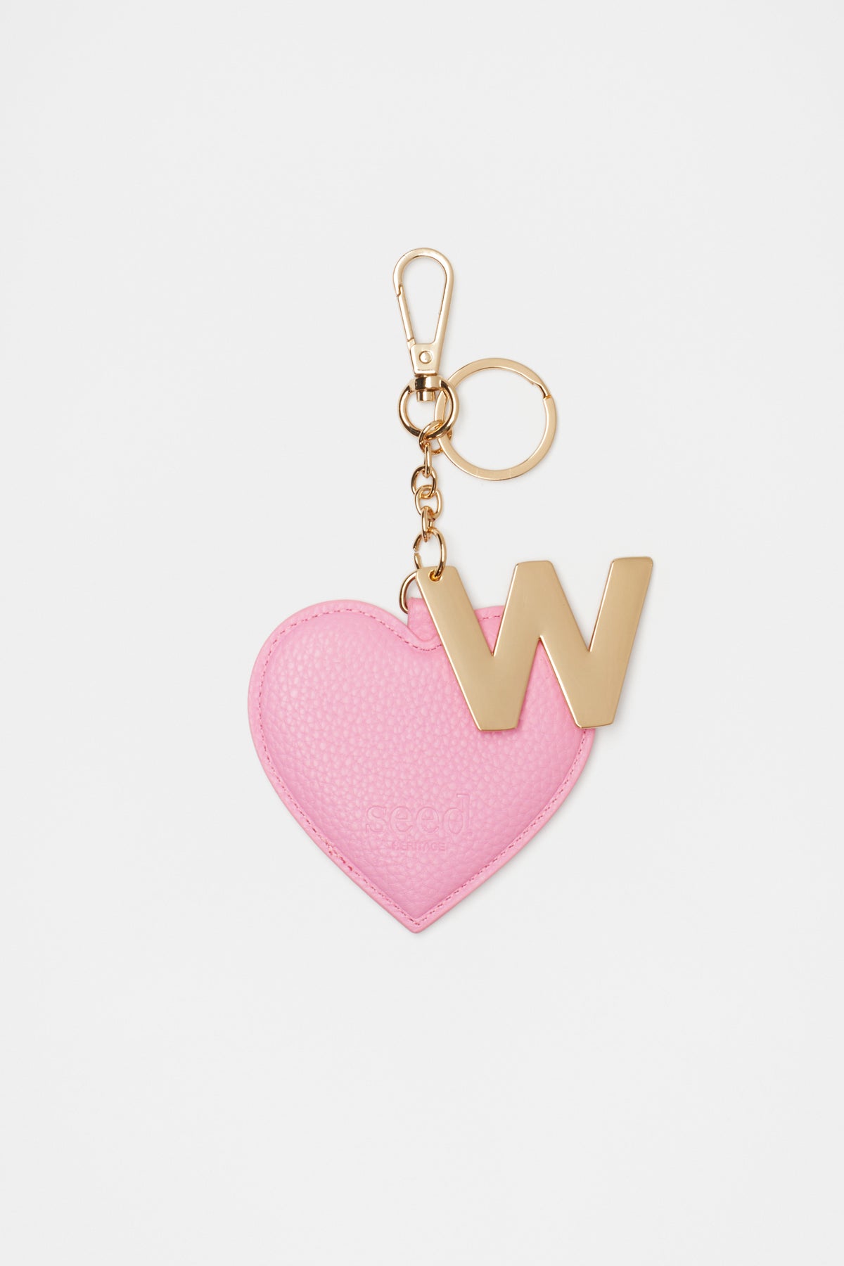 Heart Initial Keyring