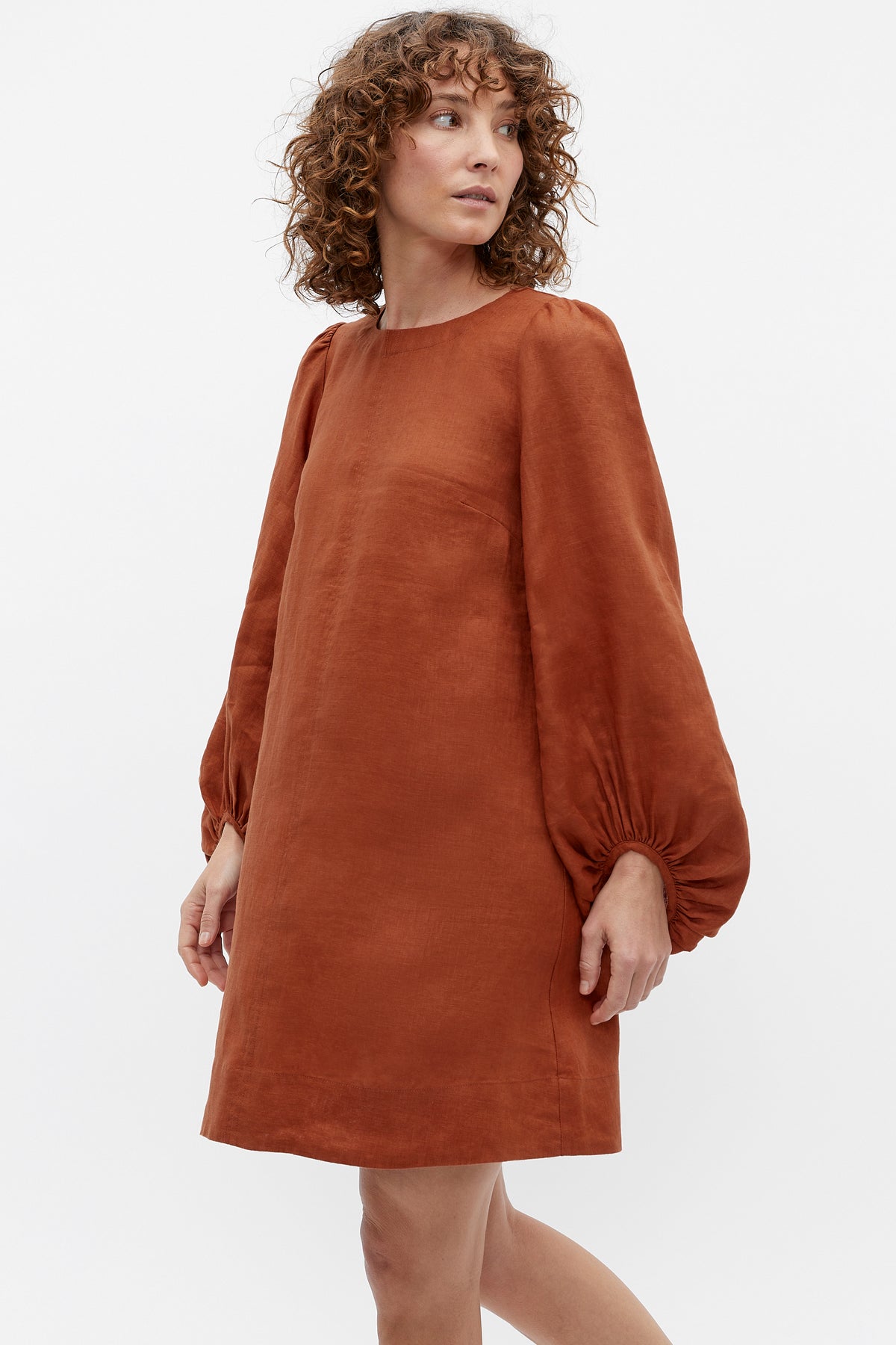 Core Linen Mini Dress
