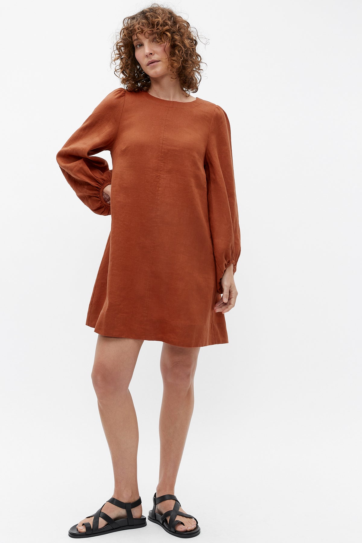 Core Linen Mini Dress