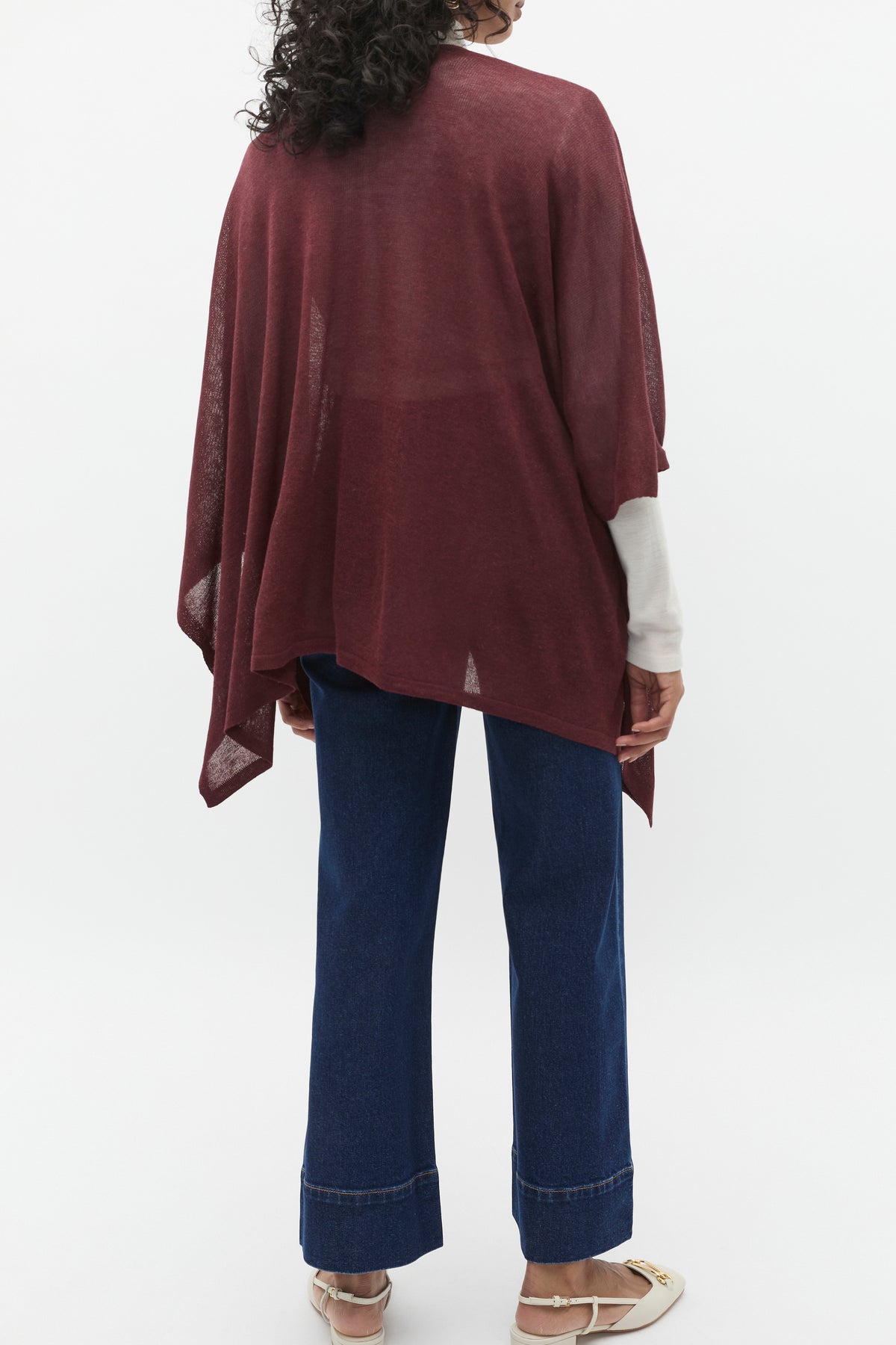 Fine Knit Poncho