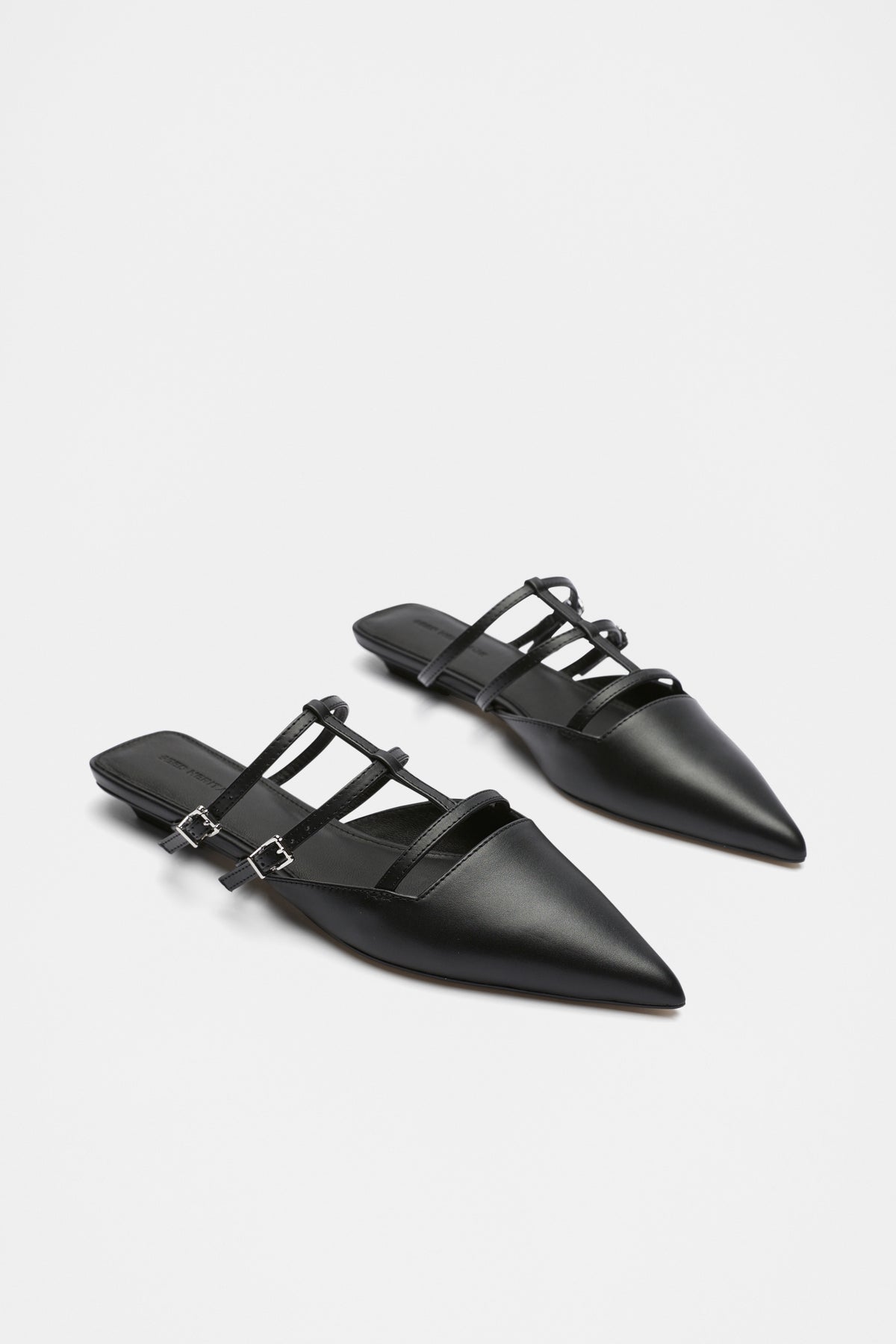 Kara Caged Pointed Flat