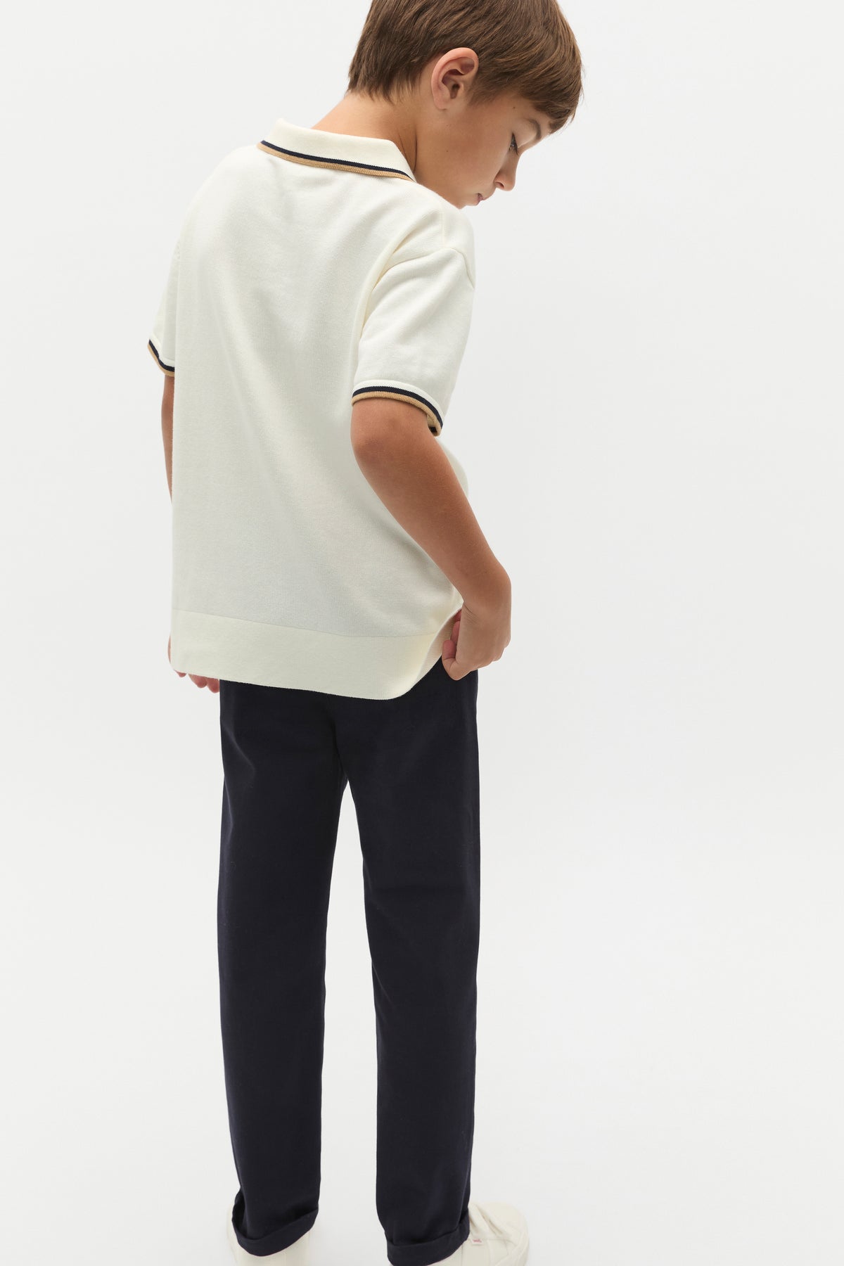 Knit Logo Polo